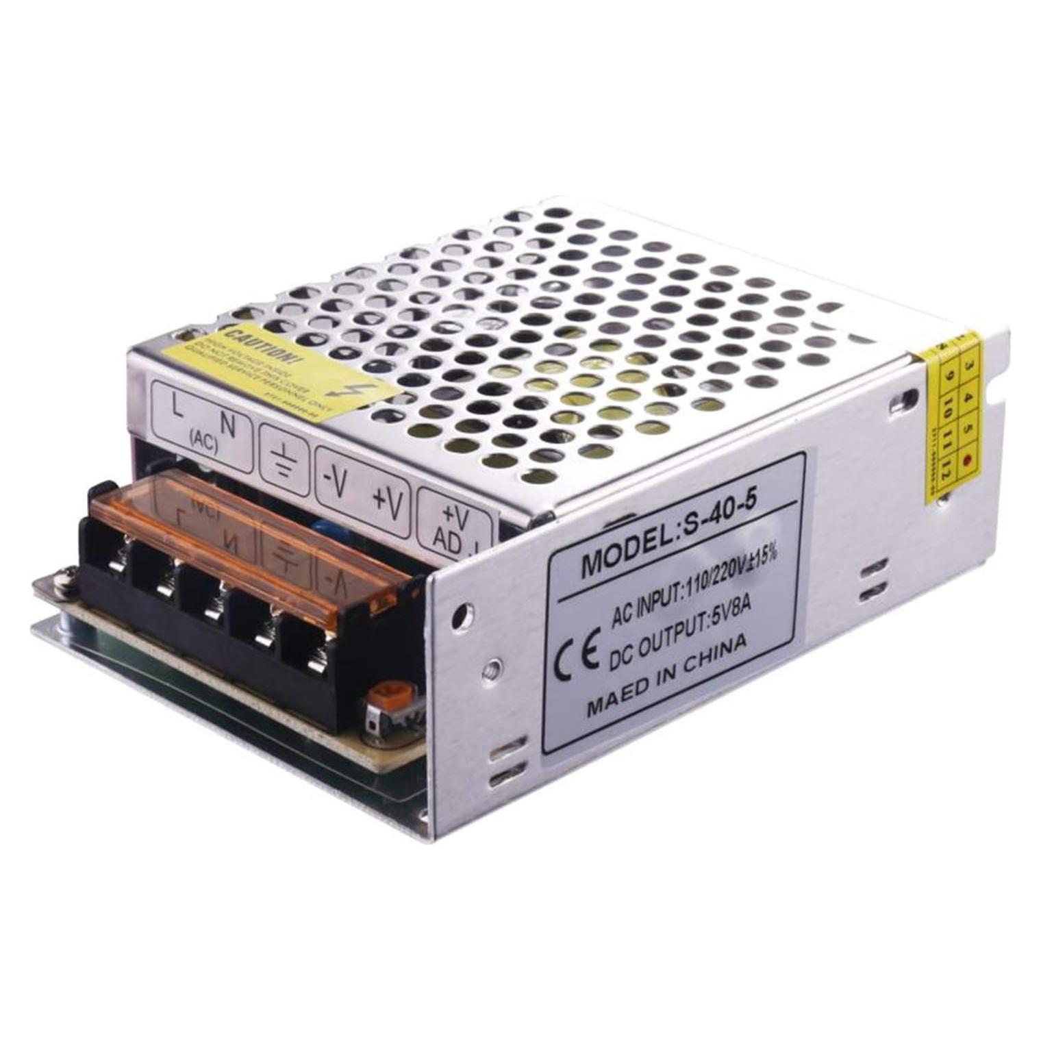 Fuente de Poder 5V 8A PHEVOS AC110V a DC para Raspberry Pi