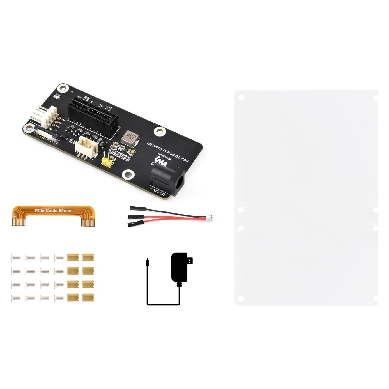 Adaptador PCIe a PCIe x1 (C) Waveshare para Raspberry Pi 5