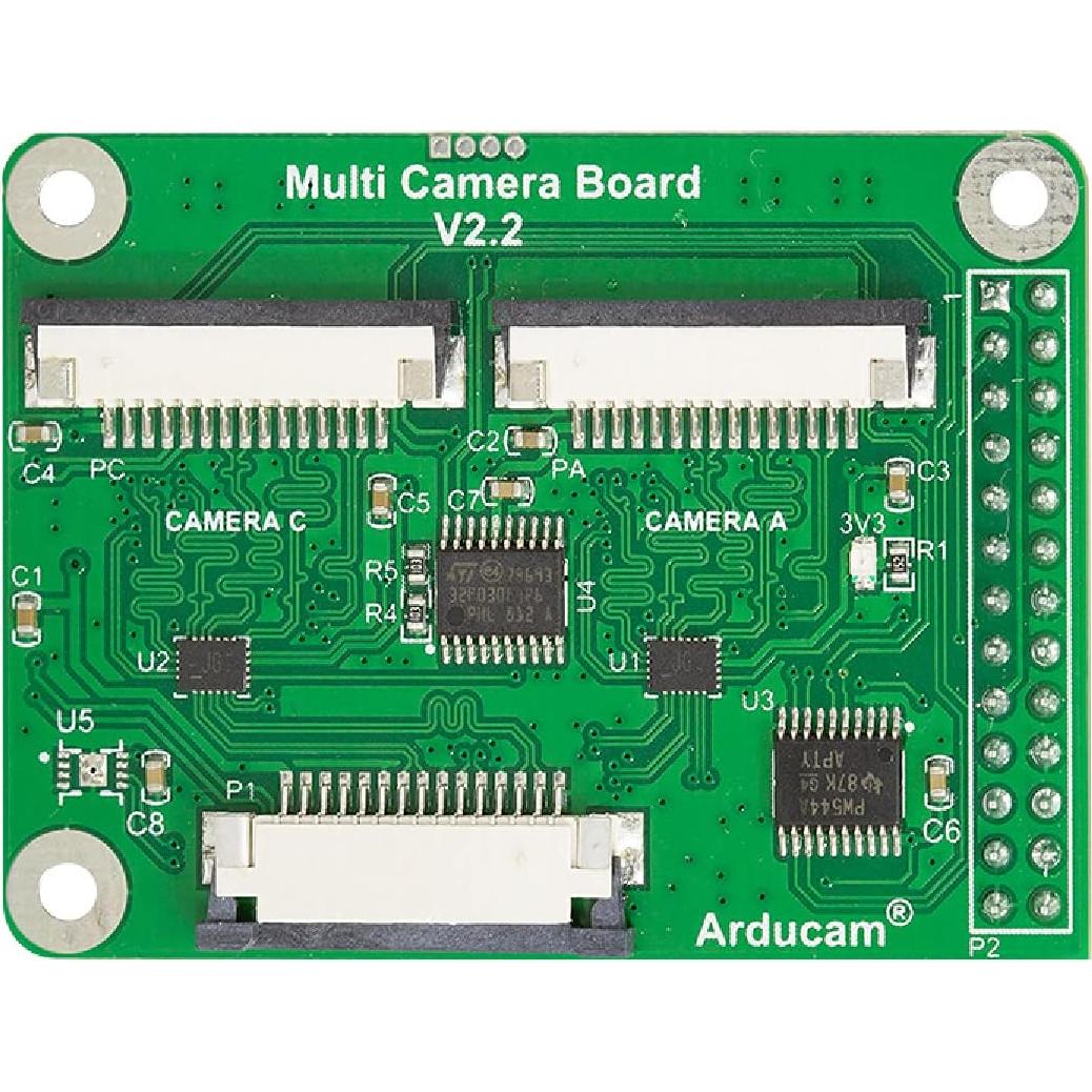 Módulo Adaptador de Múltiples Cámaras Arducam V2.2 para Raspberry Pi