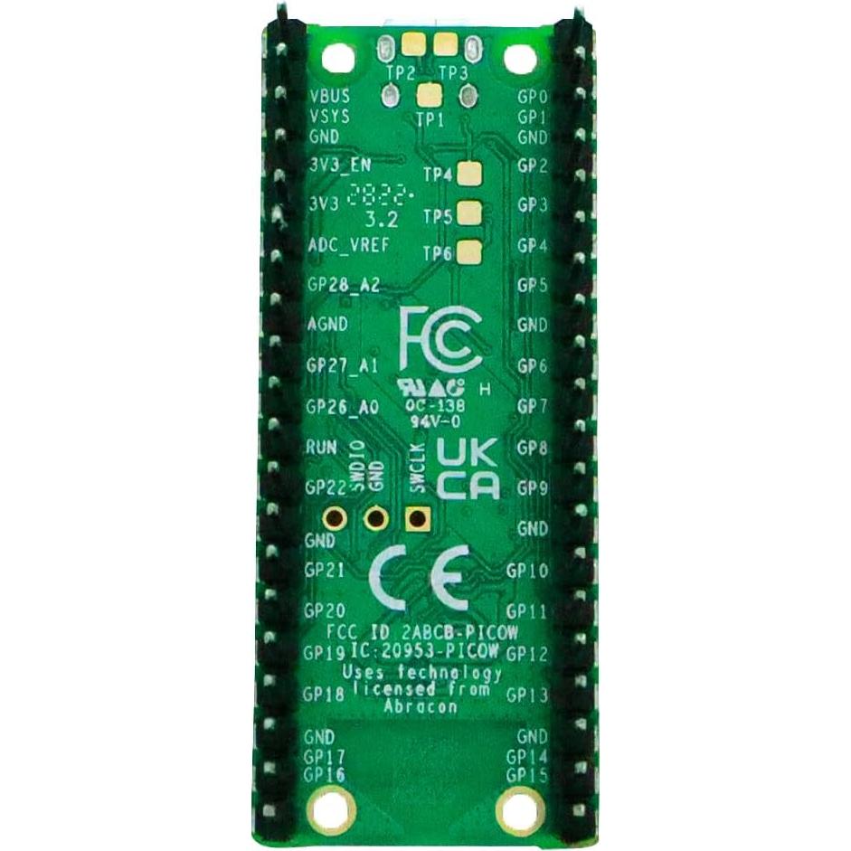Raspberry Pi Pico W - Microcontrolador Inalámbrico 9g