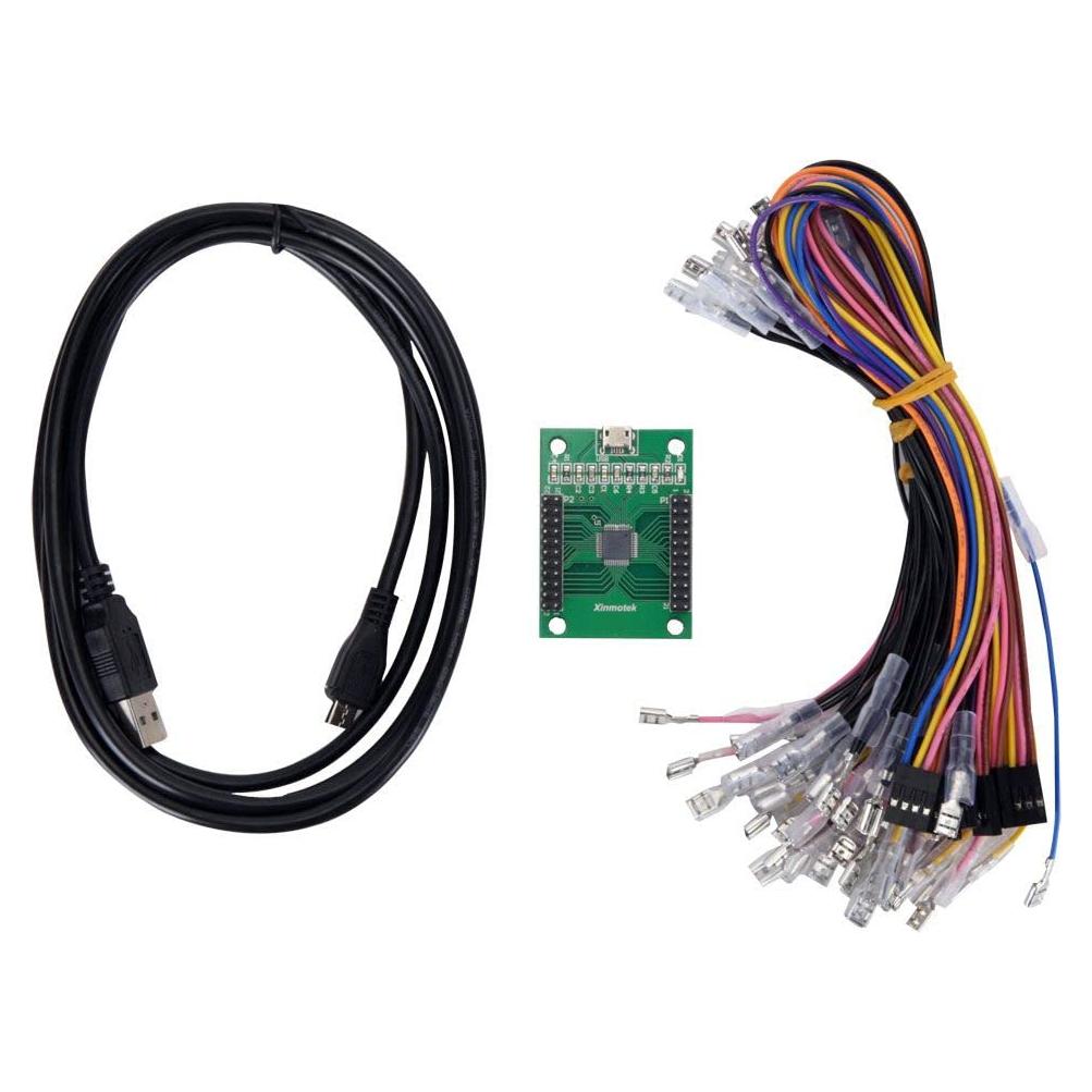 Interfaz Controlador USB Arcade Atomic Market 2 Jugadores MAME