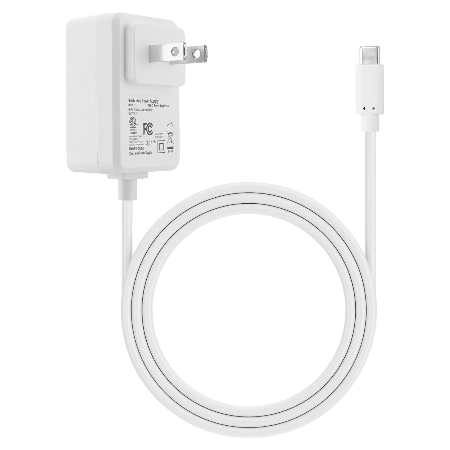 Adaptador de Poder USB C 27W 5.1V 5A para Raspberry Pi 4