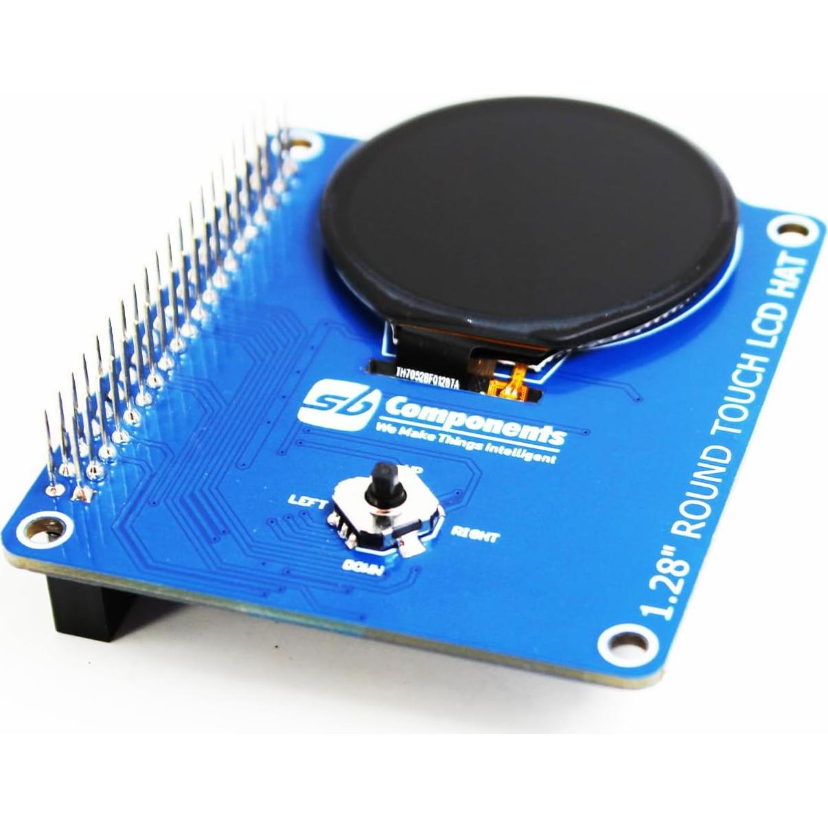 HAT LCD Táctil Redondo SB Components 1.28" 240x240 para Raspberry Pi