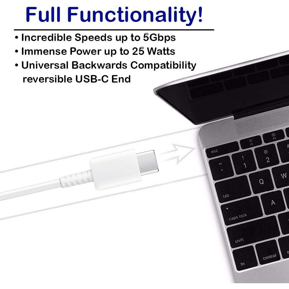 Cable USB-C 3M Works by VOLT PLUS TECH para Raspberry Pi 4