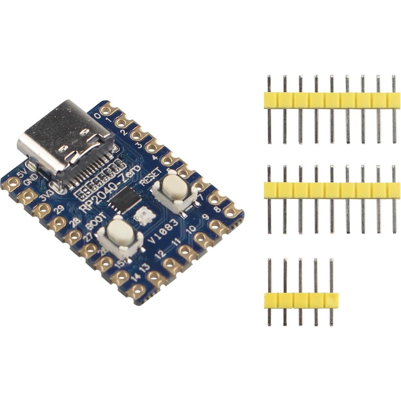 Placa de Desarrollo Mini PICO ZDE RP2040-Zero USB-C 2MB Flash