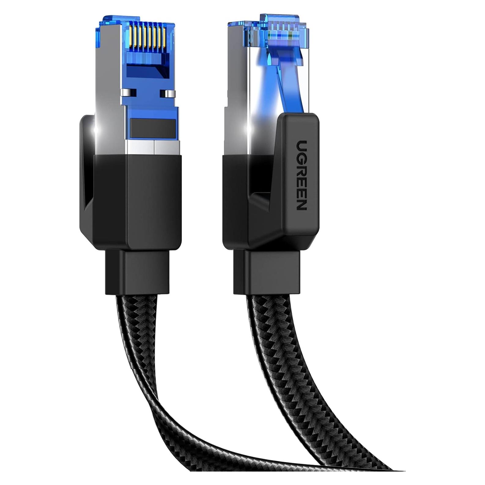 Cable Ethernet UGREEN Cat 8 4 pares 15m 40Gbps 2000MHz