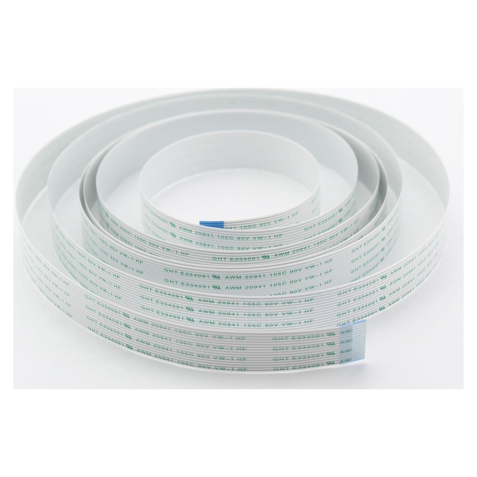 Cable de extensión plano flexible 2m para cámara Raspberry Pi