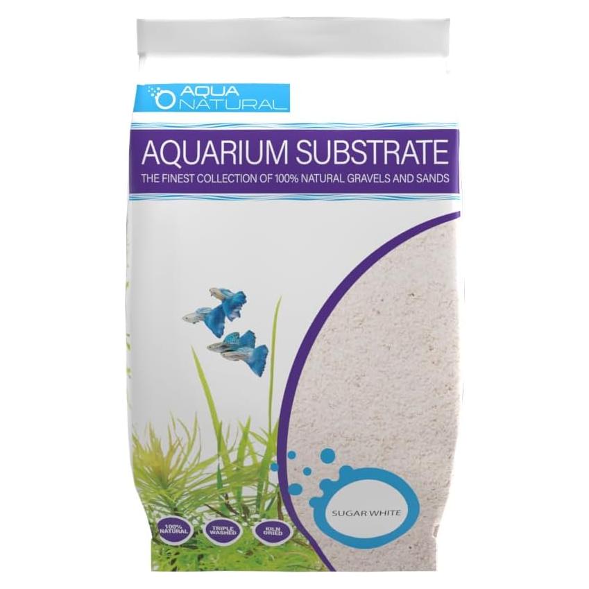 Sustrato Arena Blanca Natural Pisces USA 4.49 kg Acuarios