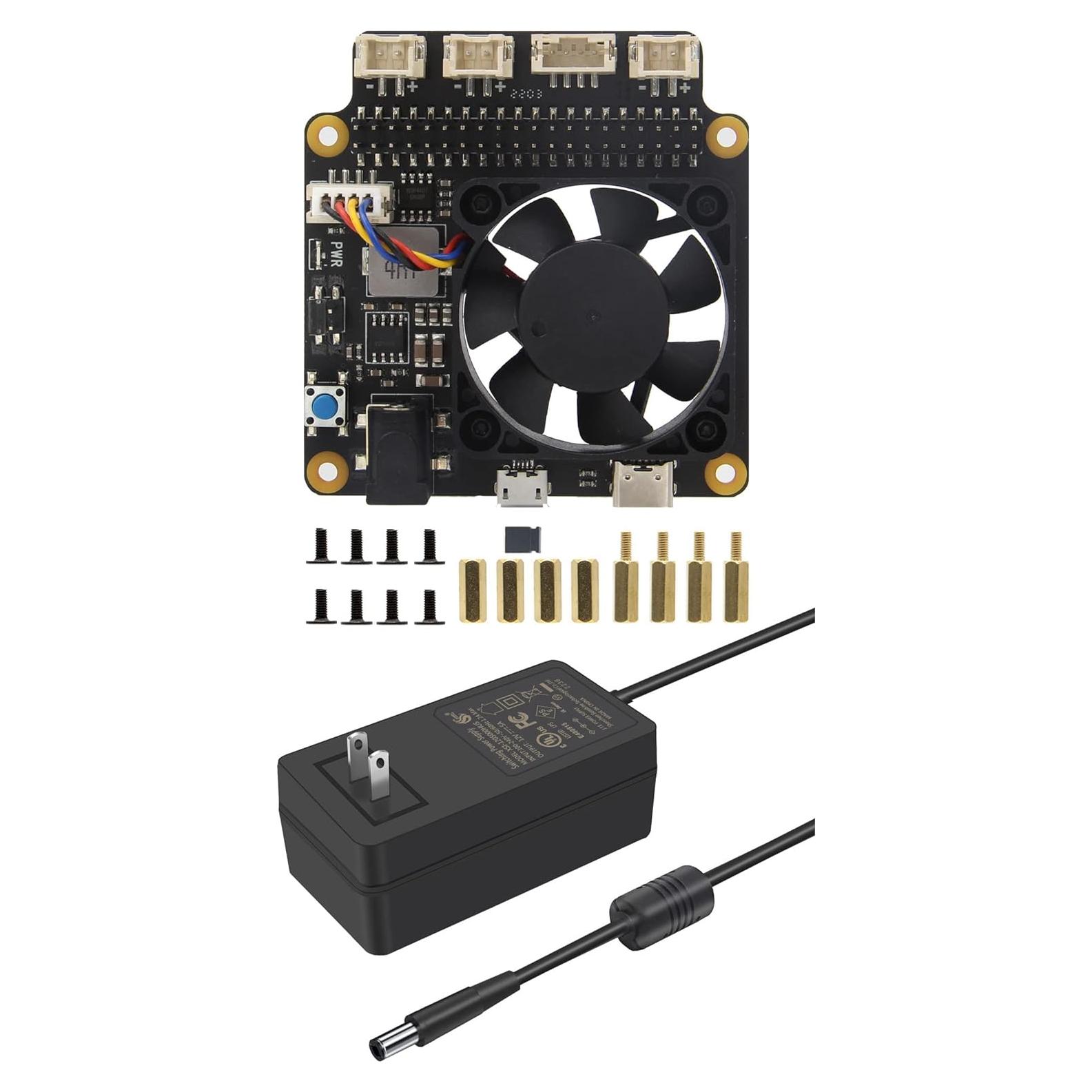 Placa de Gestión de Energía Geekworm X735 V3.0 para Raspberry Pi 4B/3B+