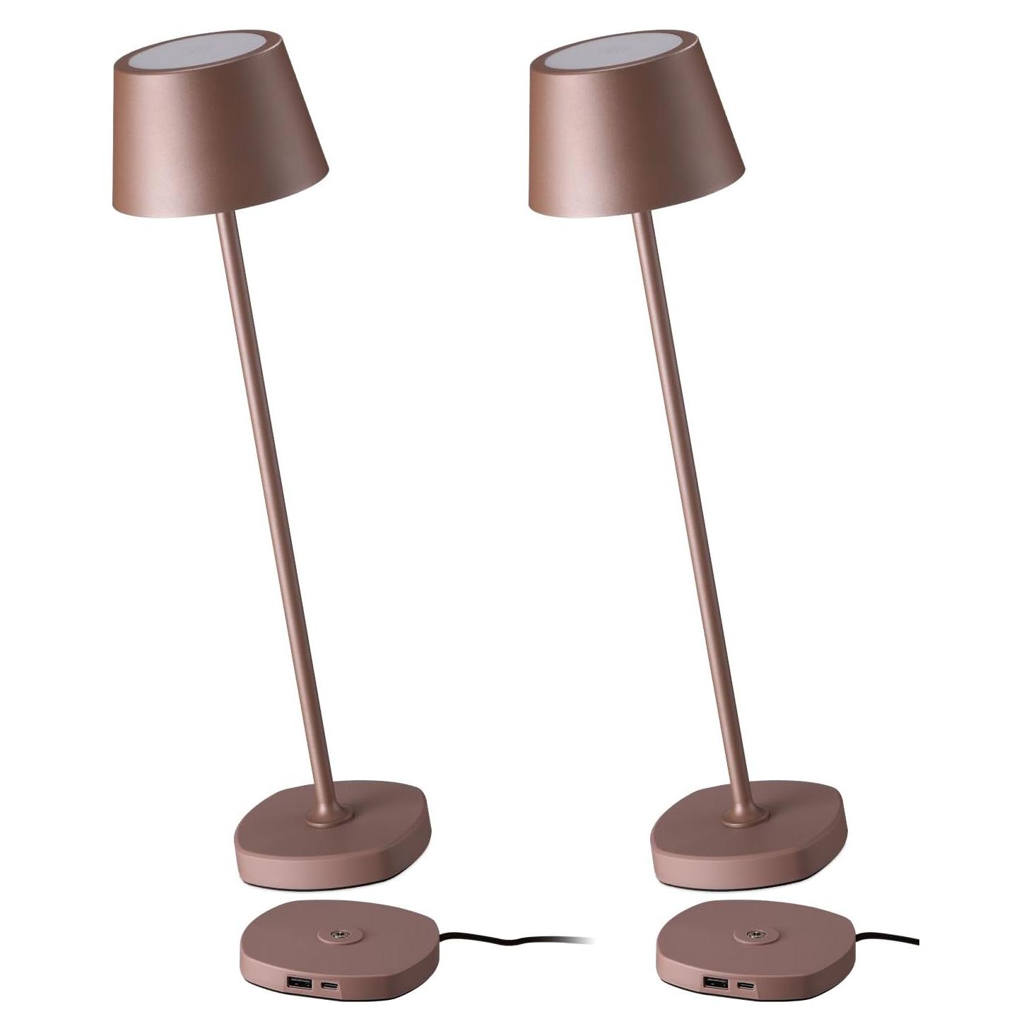 Lámpara de Mesa Inalámbrica TORCHSTAR 4000mAh Marrón