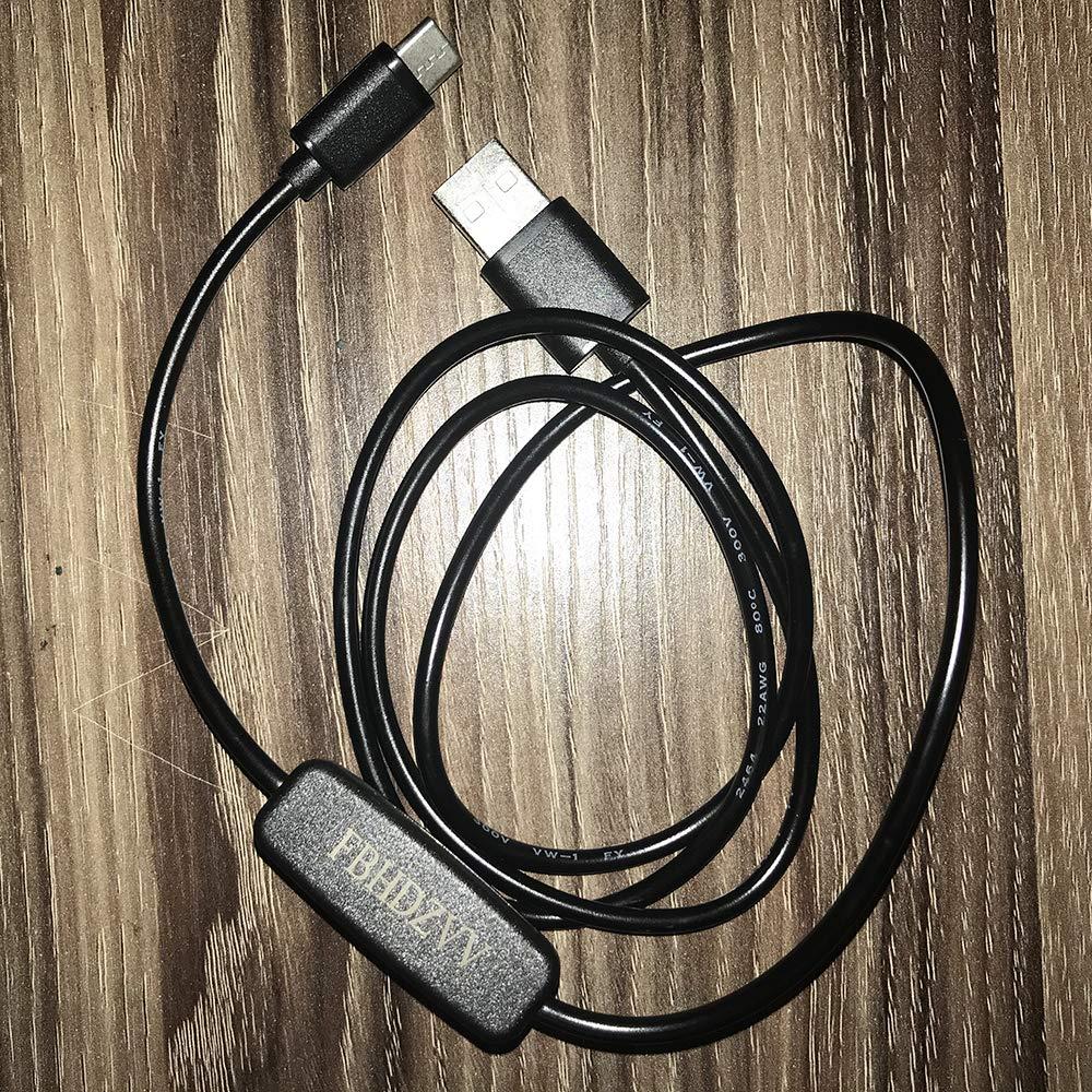 Cable de Alimentación USB Tipo C FBHDZVV para Raspberry Pi 4B 5V 3A