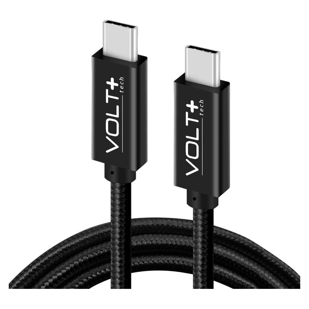 Cable USB-C DUAL PD 100W Volt Plus Tech 1.2m para Raspberry Pi