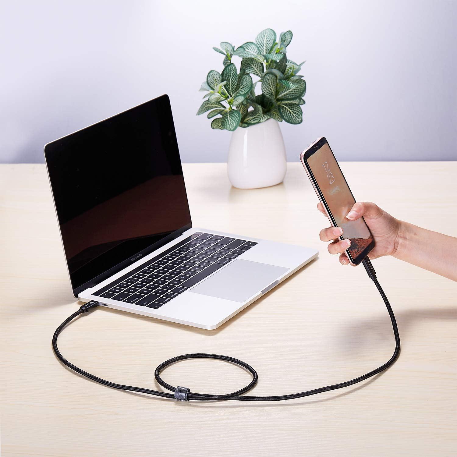 Cable USB-C DUAL PD 100W Volt Plus Tech 1.2m para Raspberry Pi