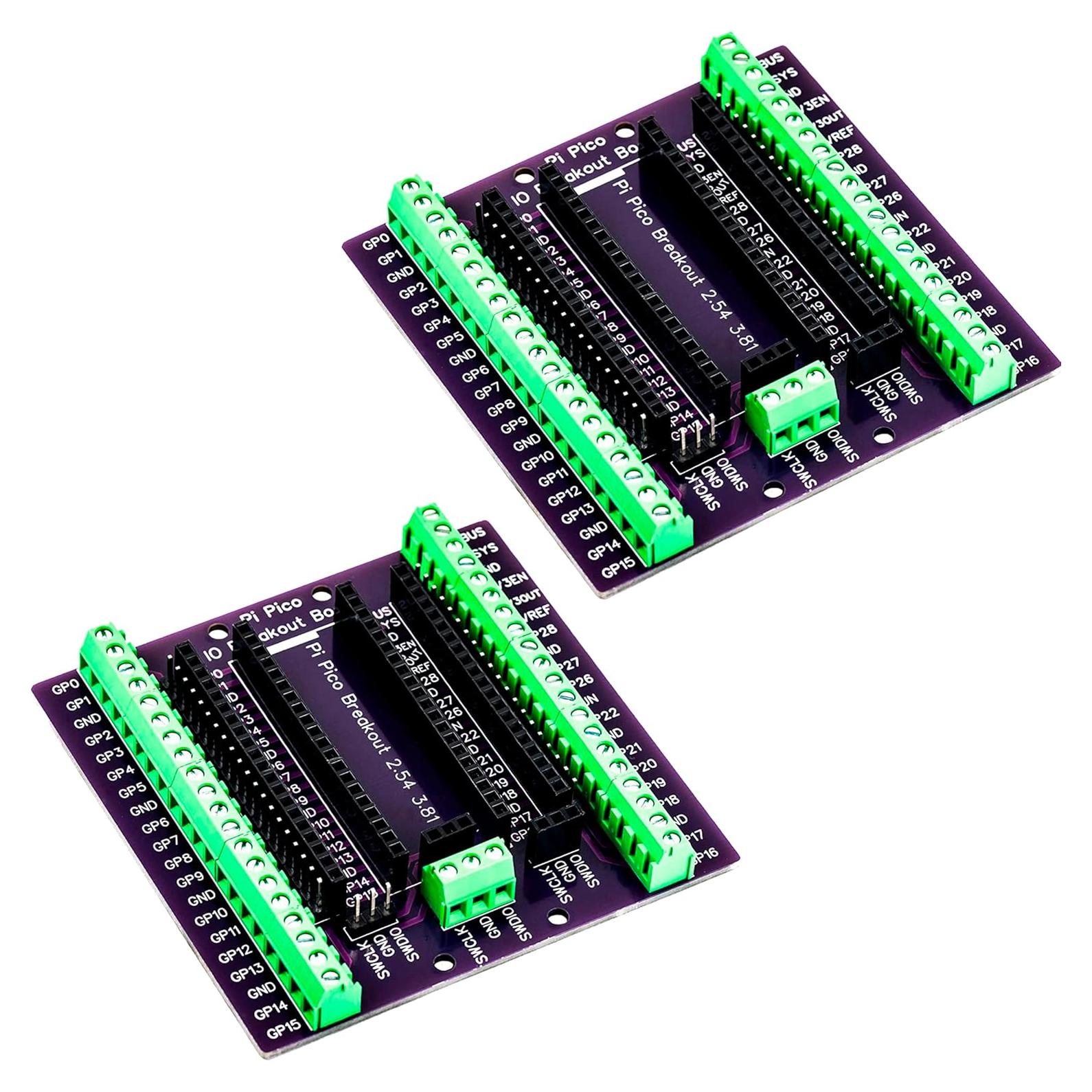 Placa de Expansión Risingsaplings para Raspberry Pi Pico 2.54mm