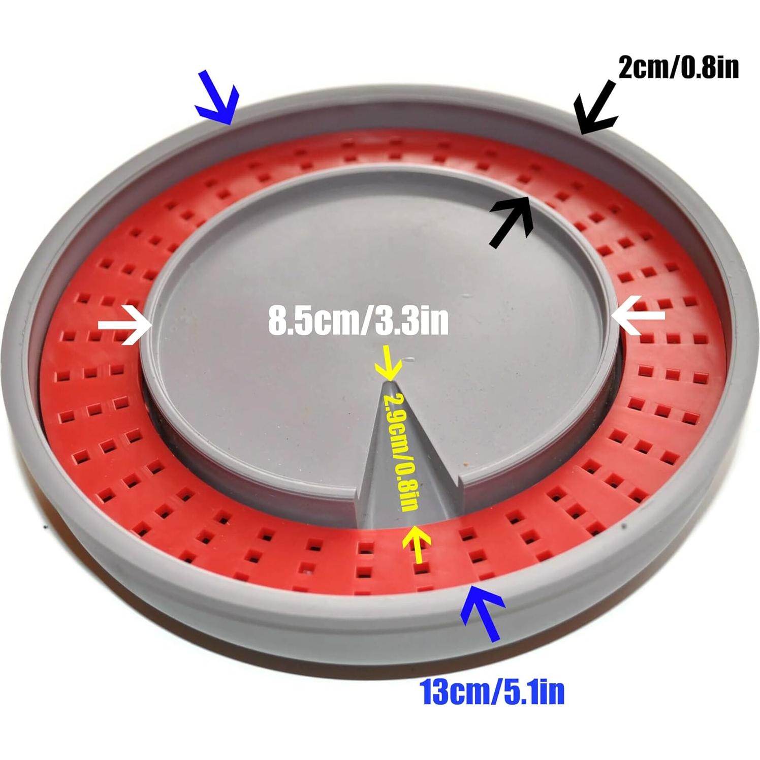 Tazón Alimentador para Abejas ZAVHOZ 13 cm Azul