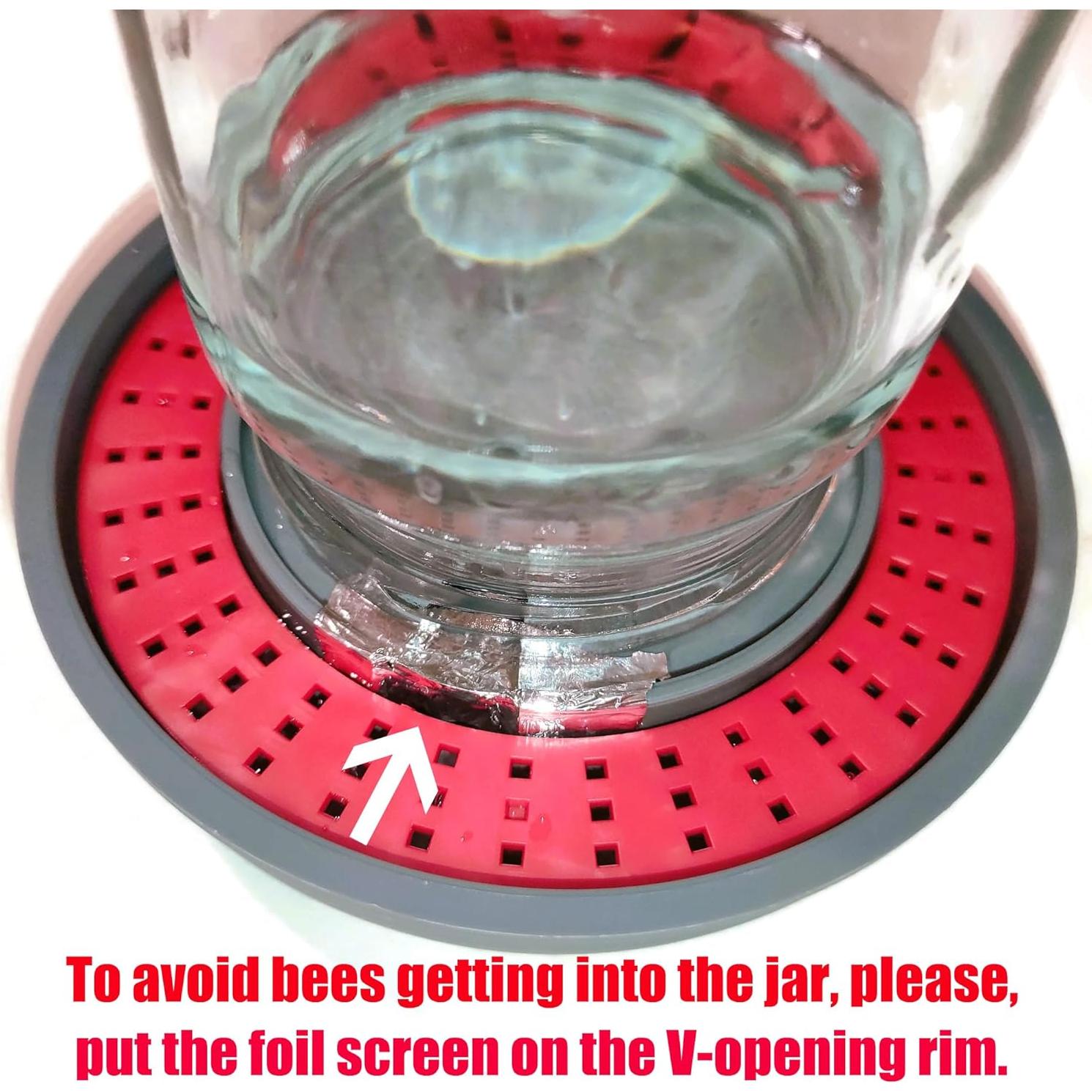 Tazón Alimentador para Abejas ZAVHOZ 13 cm Azul