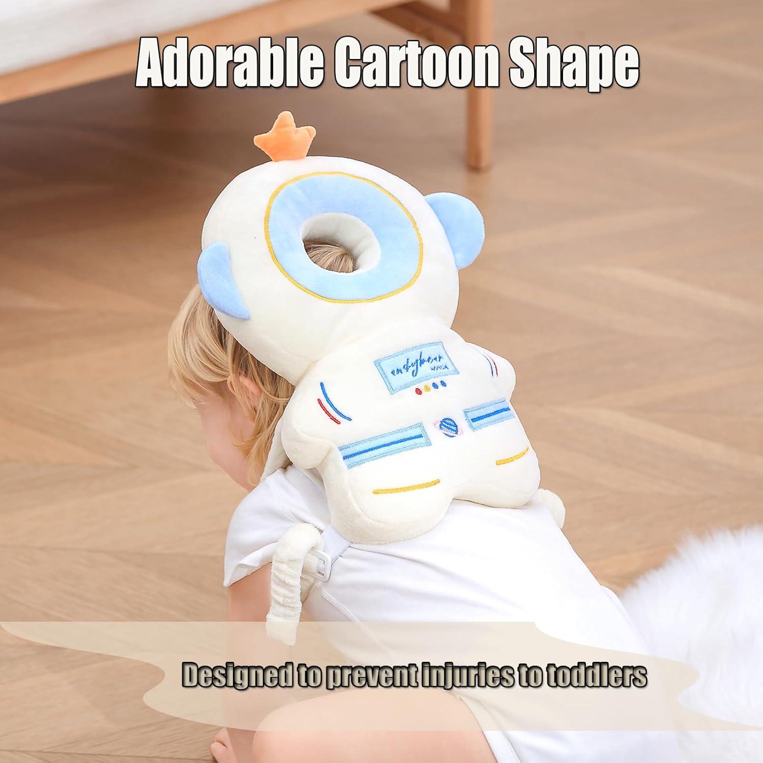 Protector de Cabeza Bebé Feidoog con 3 Rodilleras Astronautas