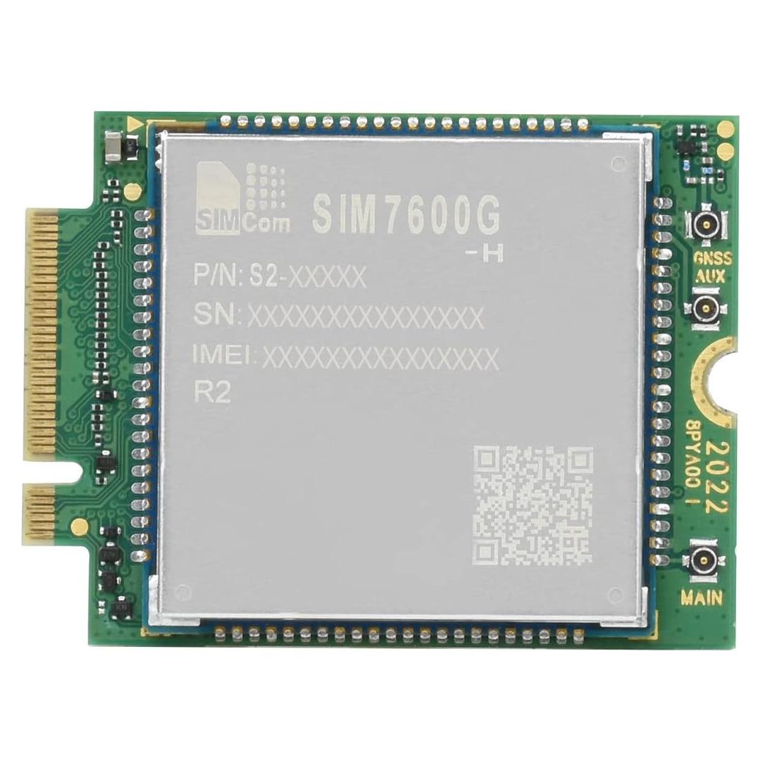 Módulo 4G LTE Waveshare SIM7600G-H-M.2 GNSS M.2 B Key