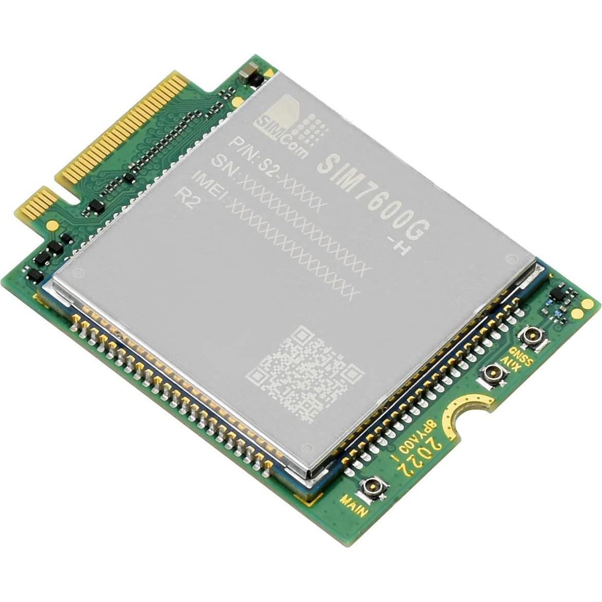 Módulo 4G LTE Waveshare SIM7600G-H-M.2 GNSS M.2 B Key