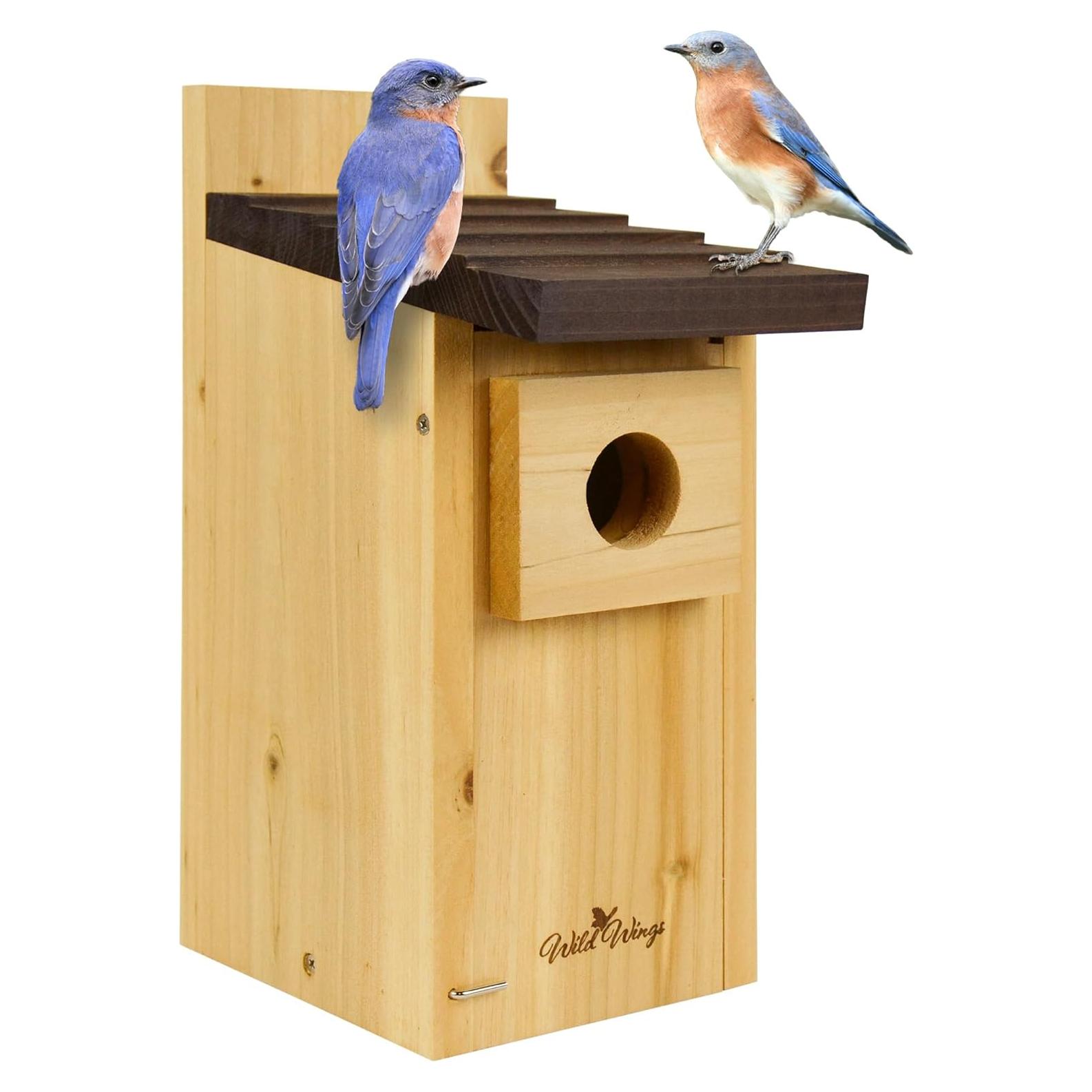 Casa para pájaros Wild Wings WWCH3 de cedro azul