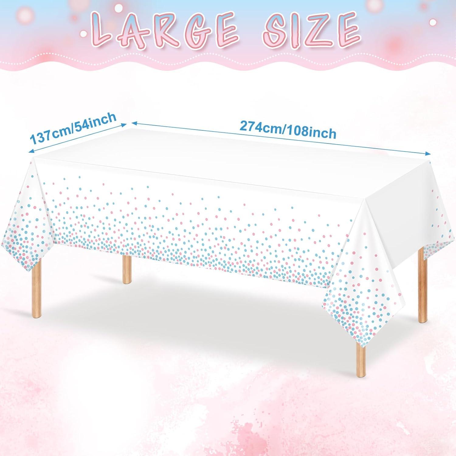 Paquete de 3 manteles desechables FunnyPars 137x274 cm