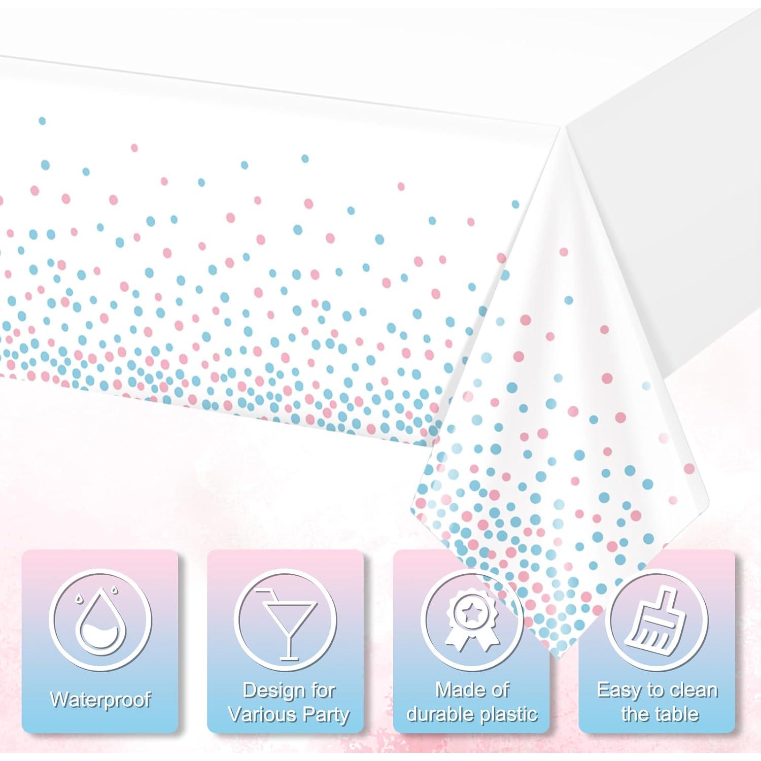 Paquete de 3 manteles desechables FunnyPars 137x274 cm