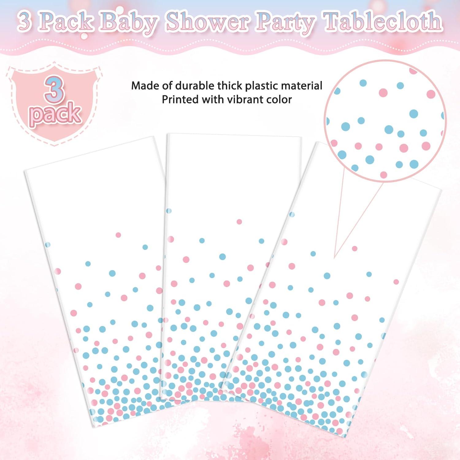 Paquete de 3 manteles desechables FunnyPars 137x274 cm