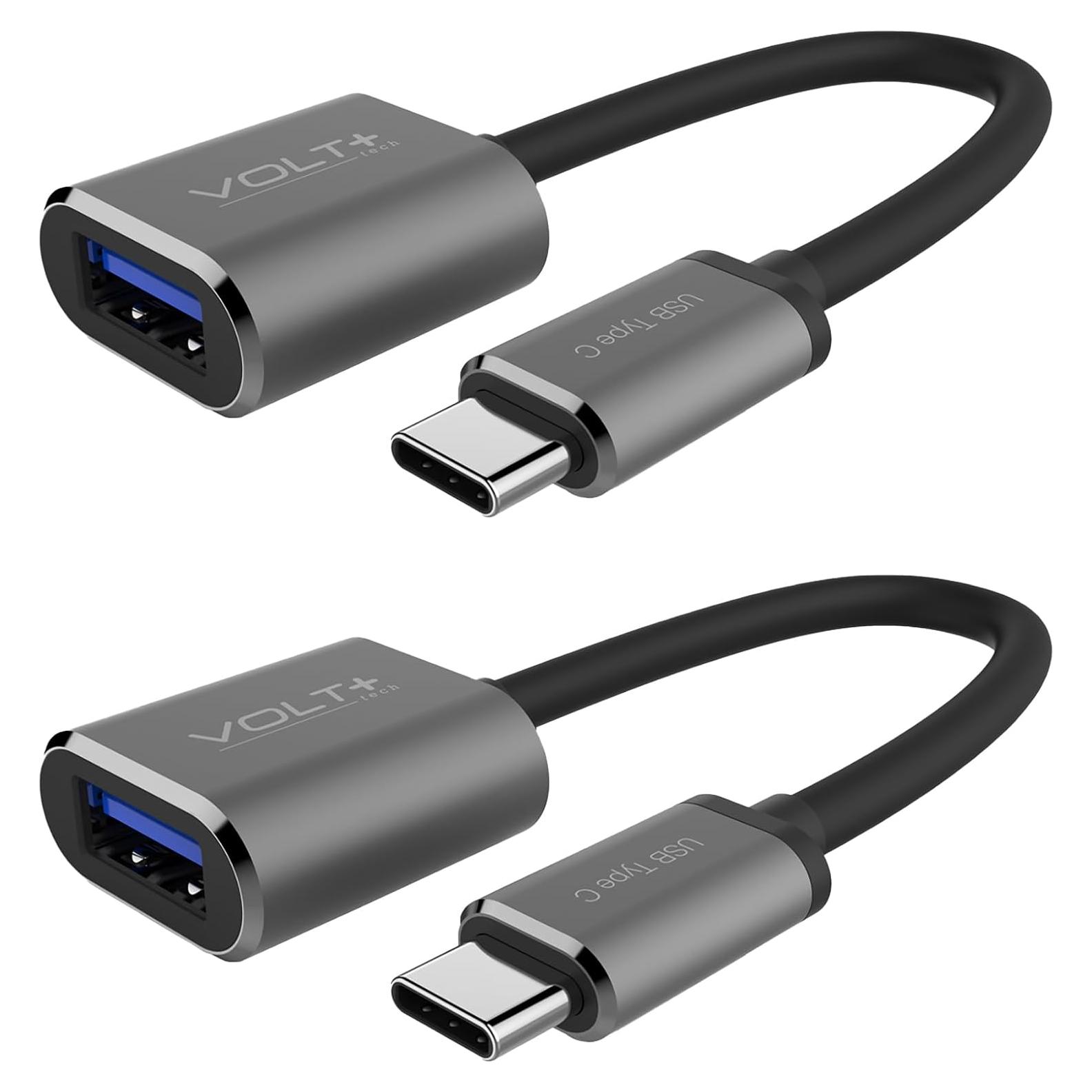 Adaptador USB-C a USB 3.0 Volt Plus Tech 2PACK 5Gbps