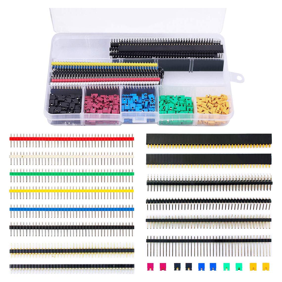 Kit de Conectores de Pines y Tapas de Puente WayinTop 300pcs