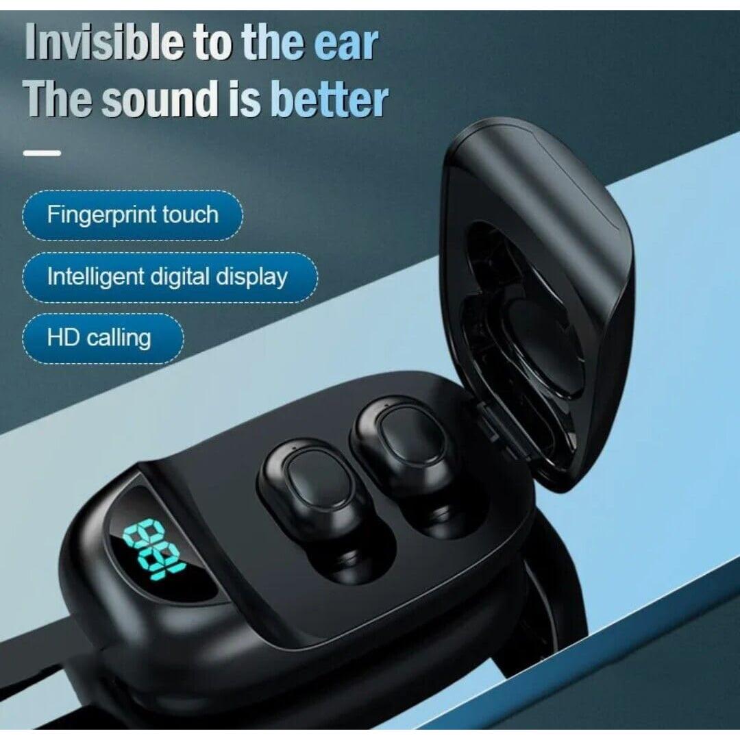 Auriculares Bluetooth VOLT PLUS TG01 con Estuche Carga 24h