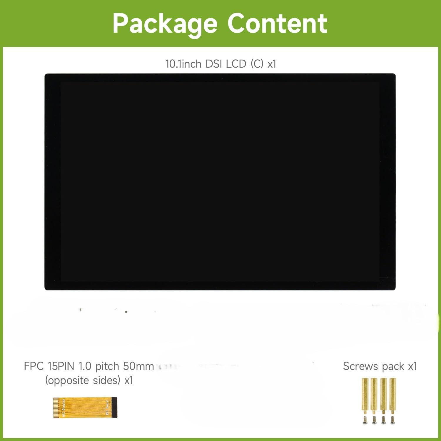 Pantalla Táctil Capacitiva Waveshare 10.1" 1280x800 IPS DSI