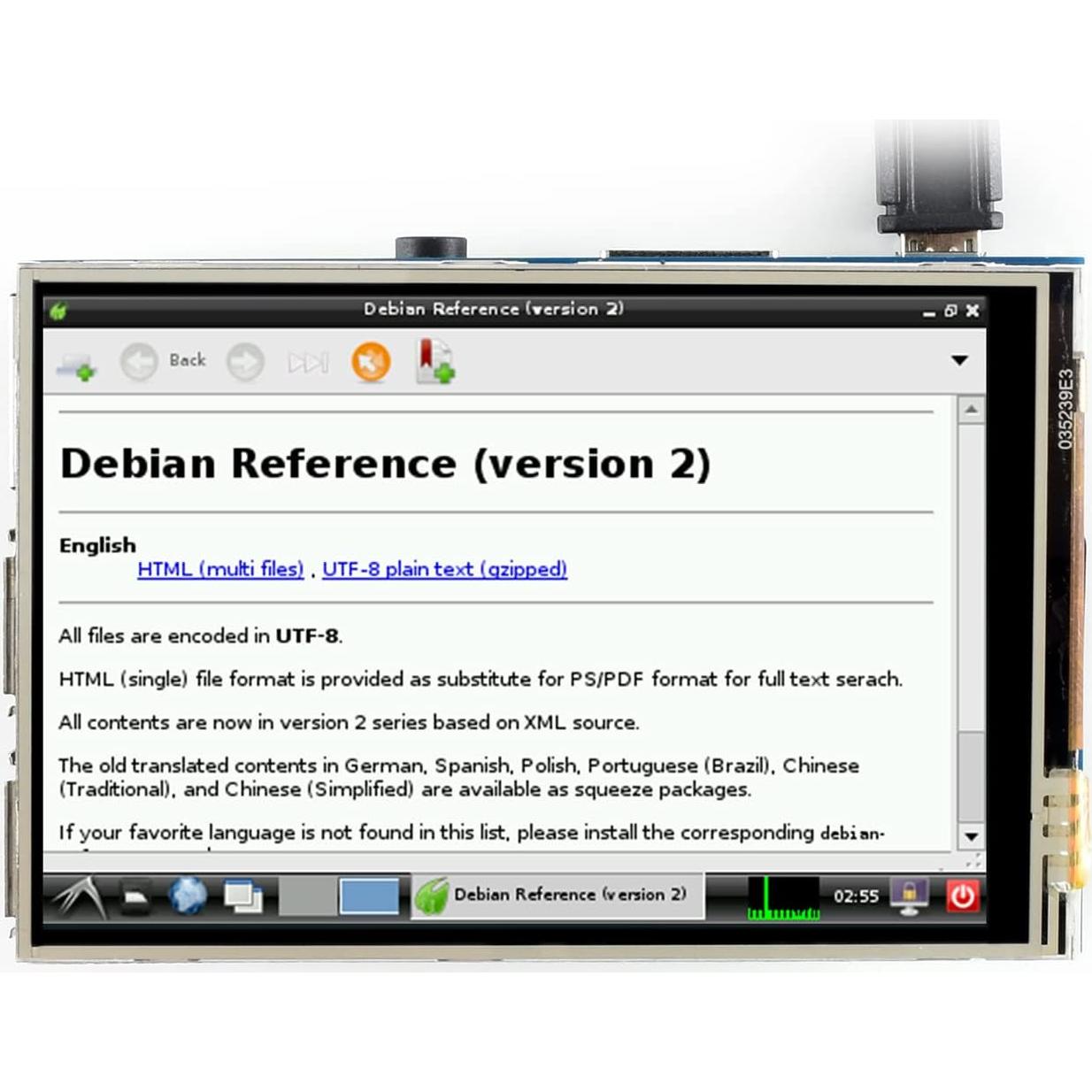 Pantalla Táctil Waveshare 3.5" LCD 480x320 para Raspberry Pi