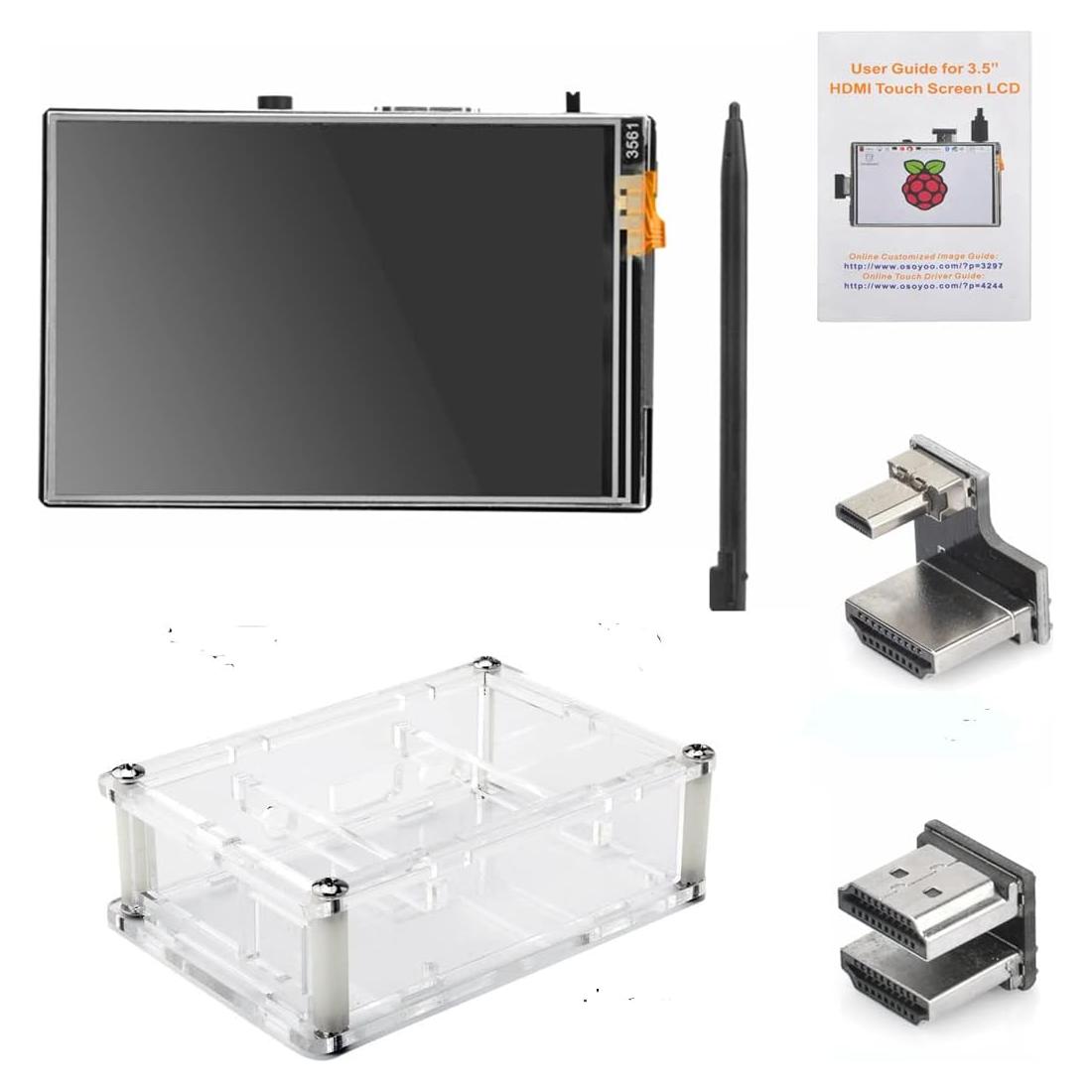 Pantalla Táctil HDMI 3.5" OSOYOO para Raspberry Pi 4/5