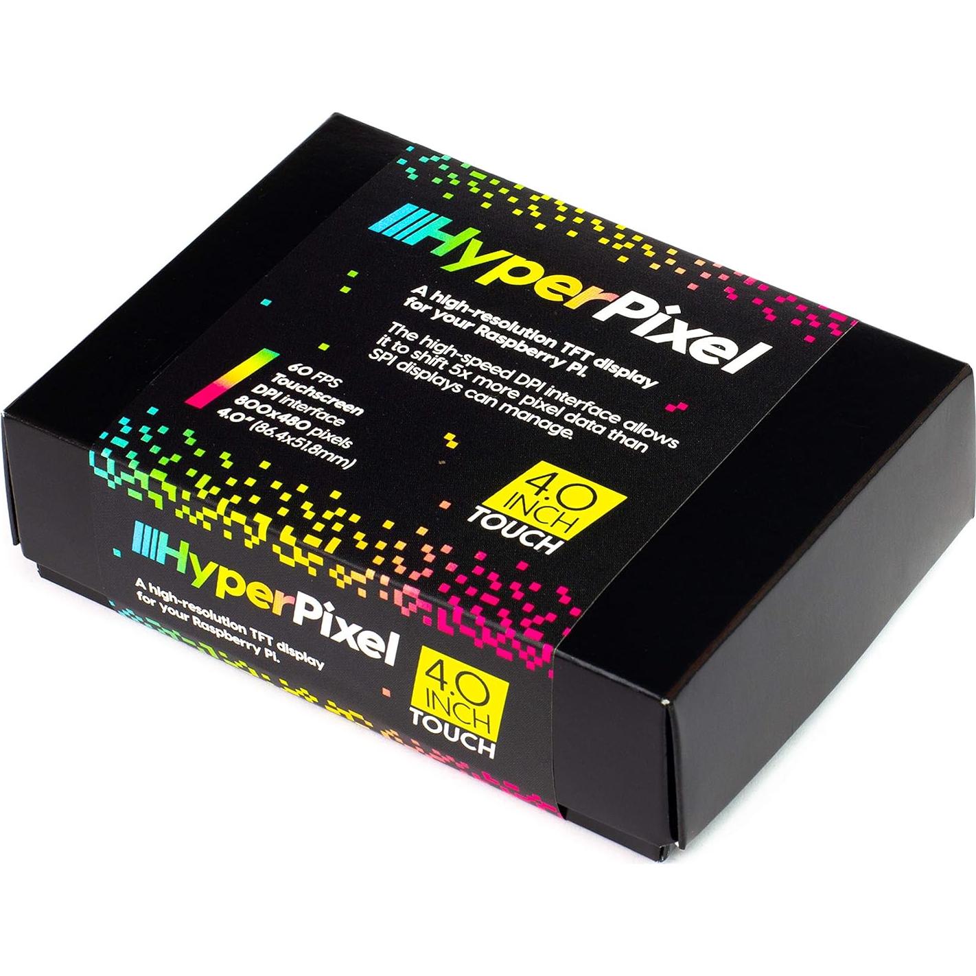 Pantalla Táctil 4" HyperPixel para Raspberry Pi - Alta Resolución