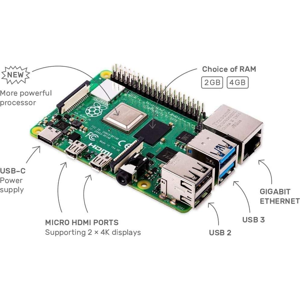 Computadora Raspberry Pi 4 Modelo B 8GB - Mini PC y más