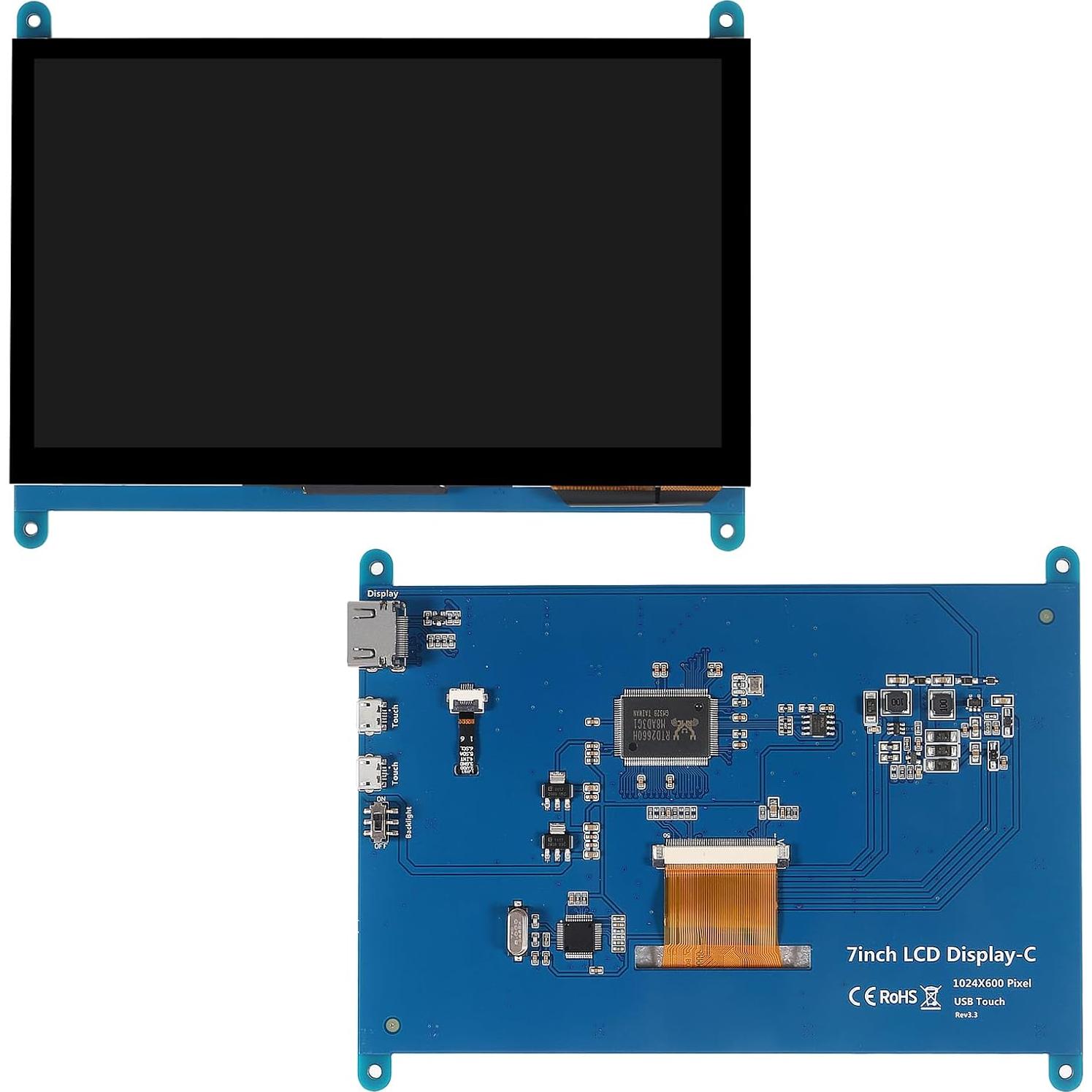 Pantalla Táctil IPS 7" XIITIA 1024x600 HDMI Capacitiva