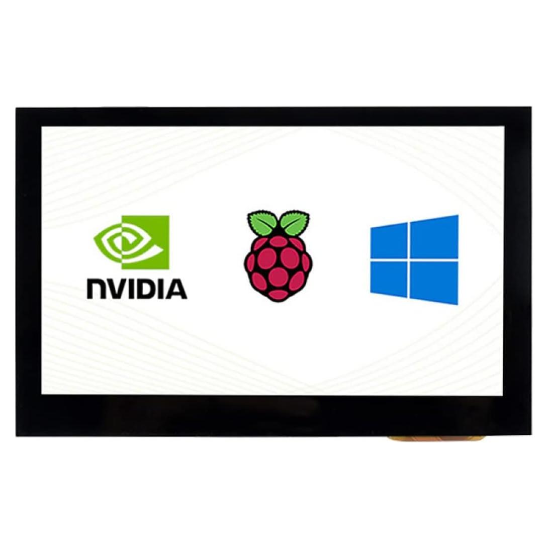 Monitor LCD Táctil 4.3" Waveshare 800x480 para Raspberry Pi