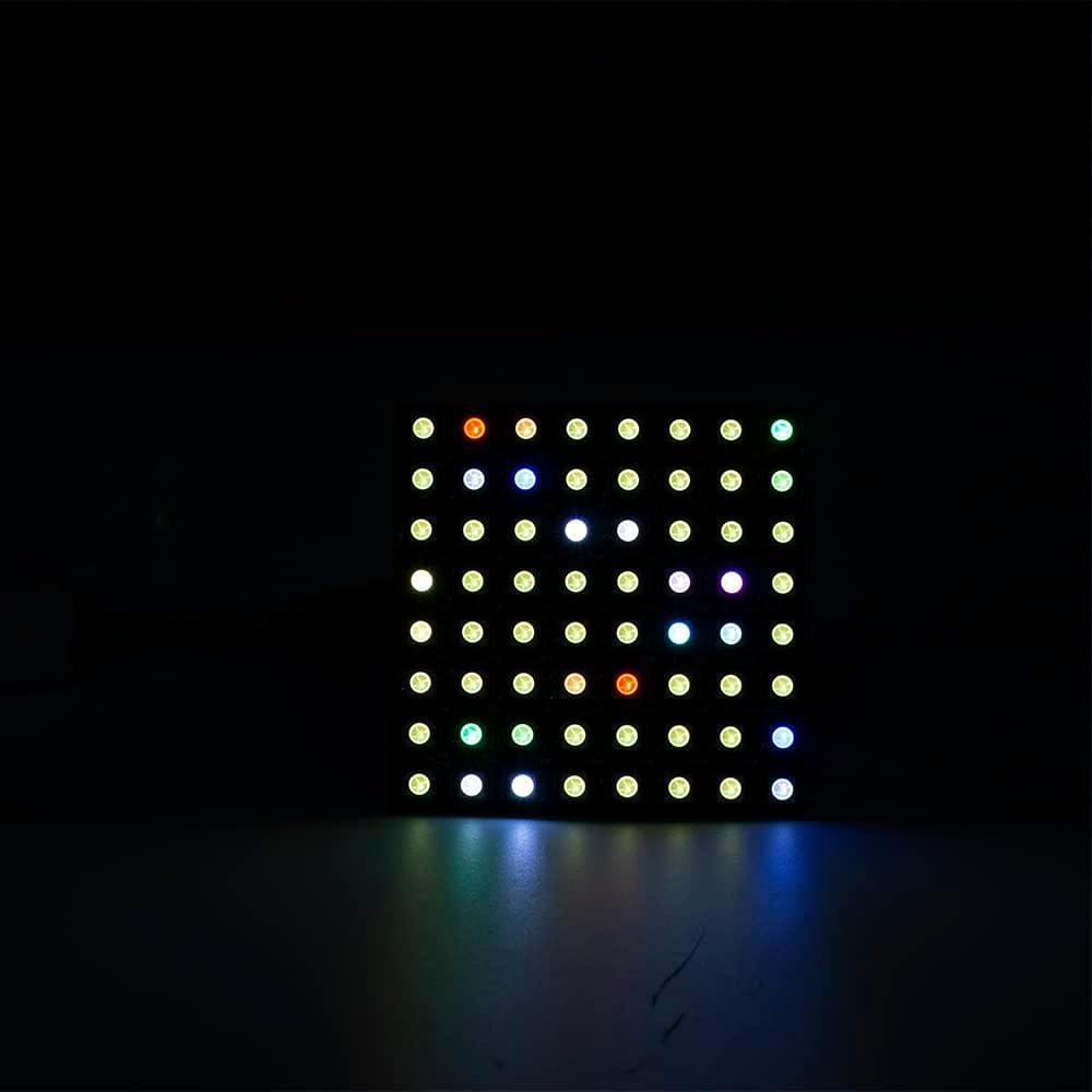 Módulo LED WS2812B RGB 8x8 Píxeles Controlador DC5V