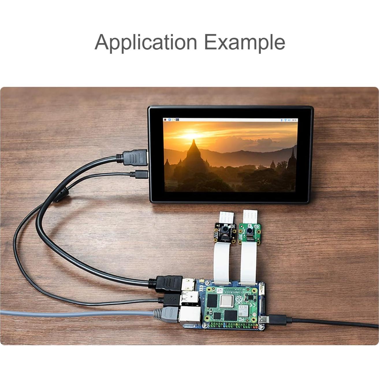 Placa Base Mini Waveshare para Raspberry Pi 4 con GPIO 40 PIN