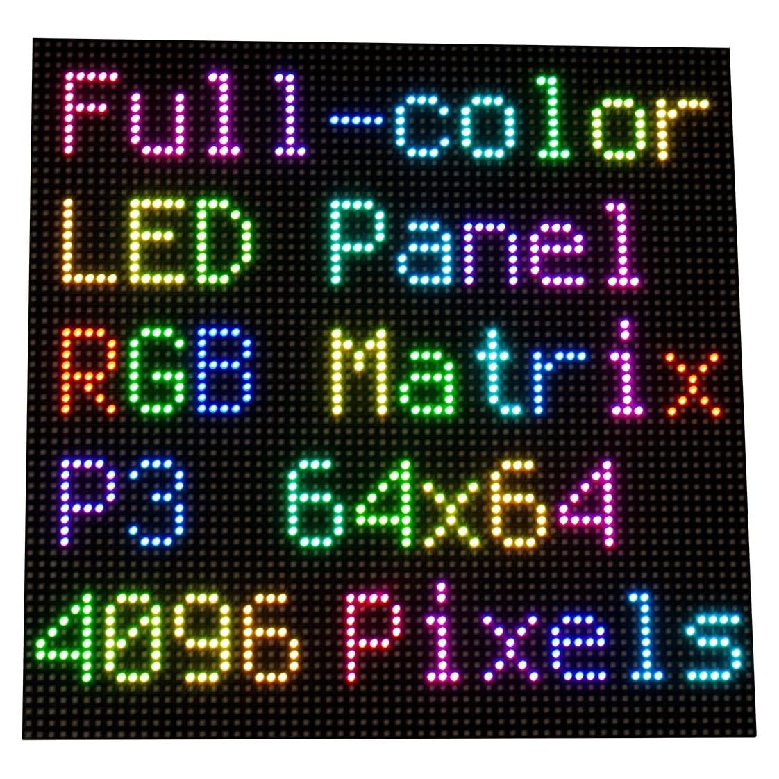 Panel LED RGB 64x64 Coolwell para Raspberry Pi - Brillo Ajustable