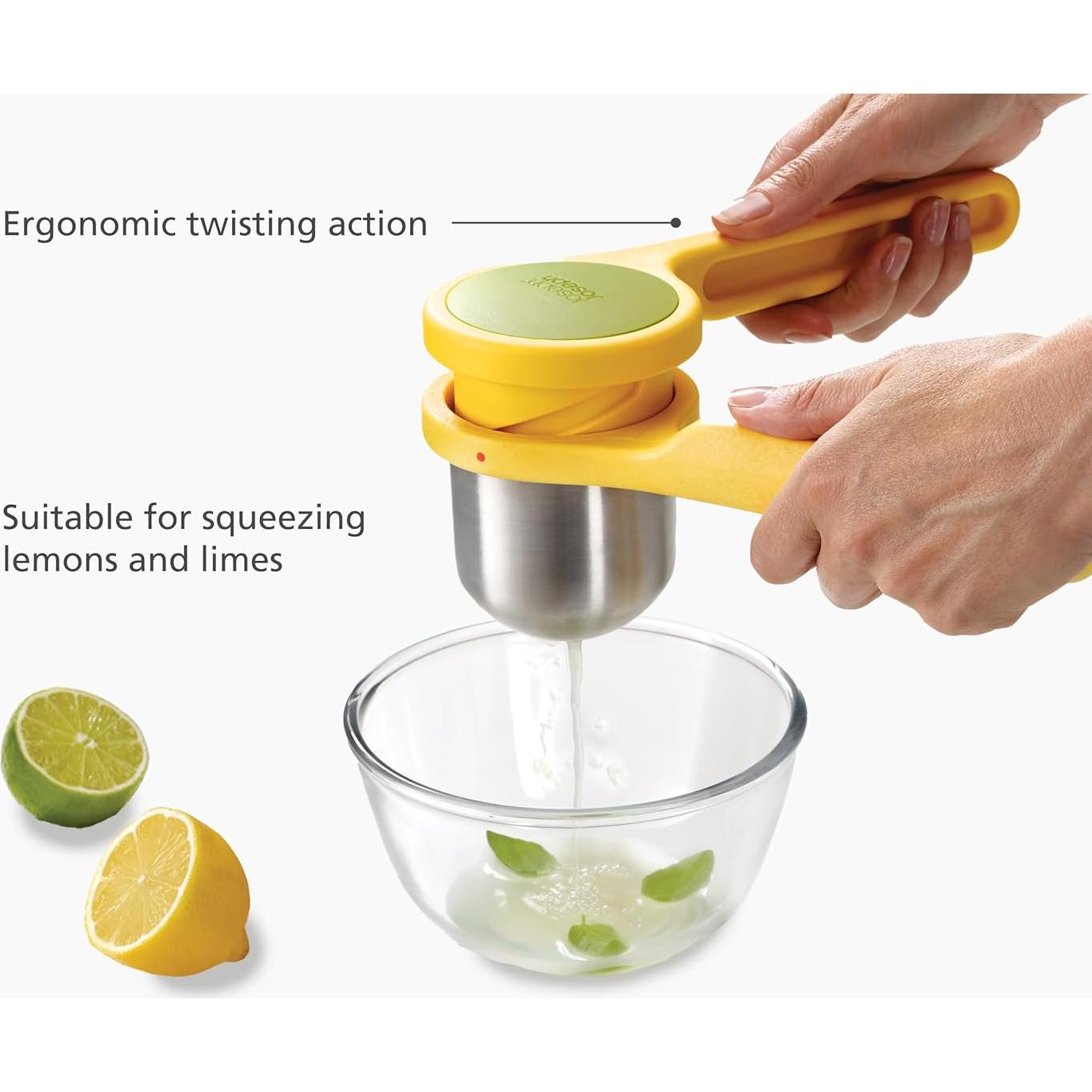 Prensa de cítricos Joseph Joseph Helix amarilla 0,40 kg