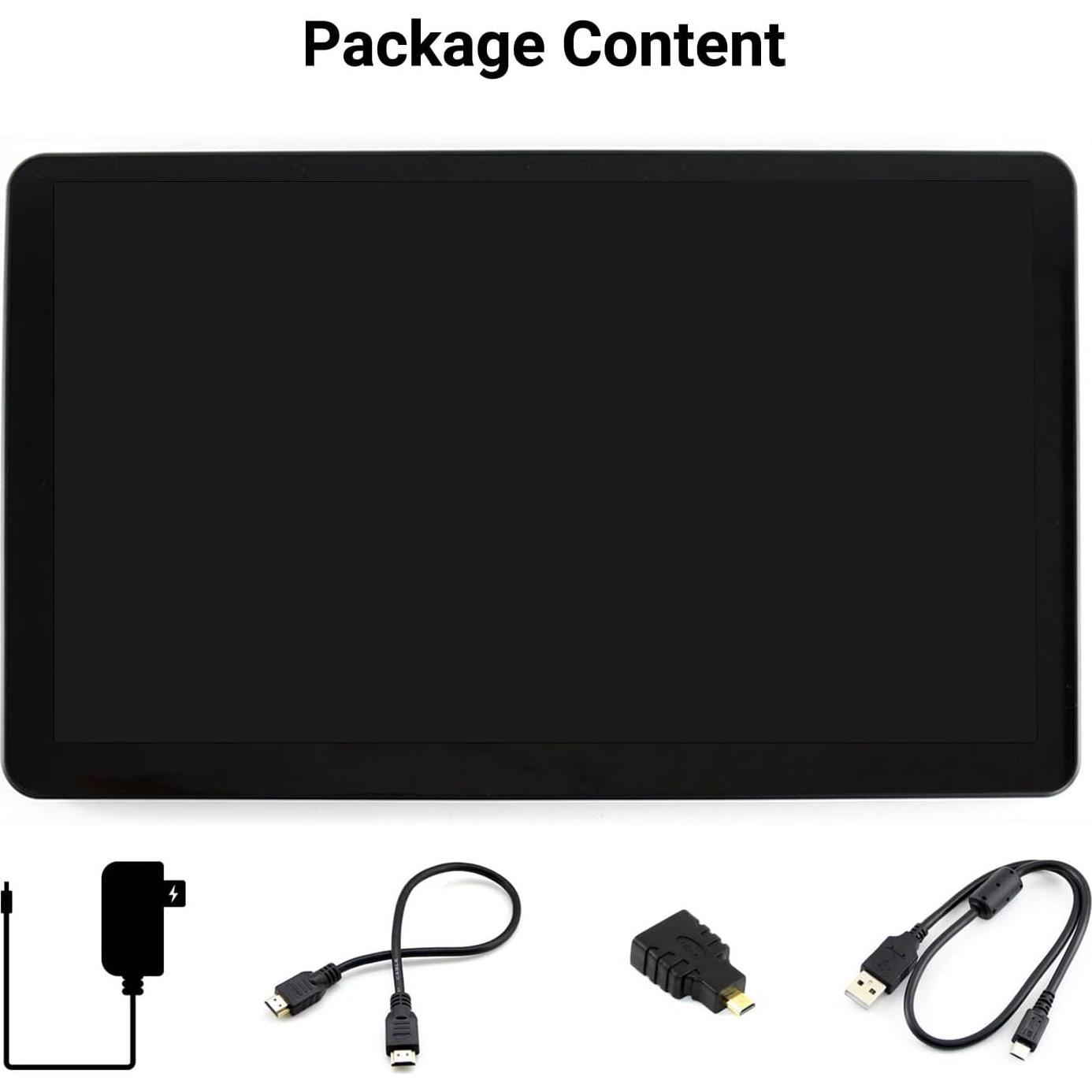 Pantalla LCD Táctil Waveshare 15.6" 1920x1080 HDMI IPS