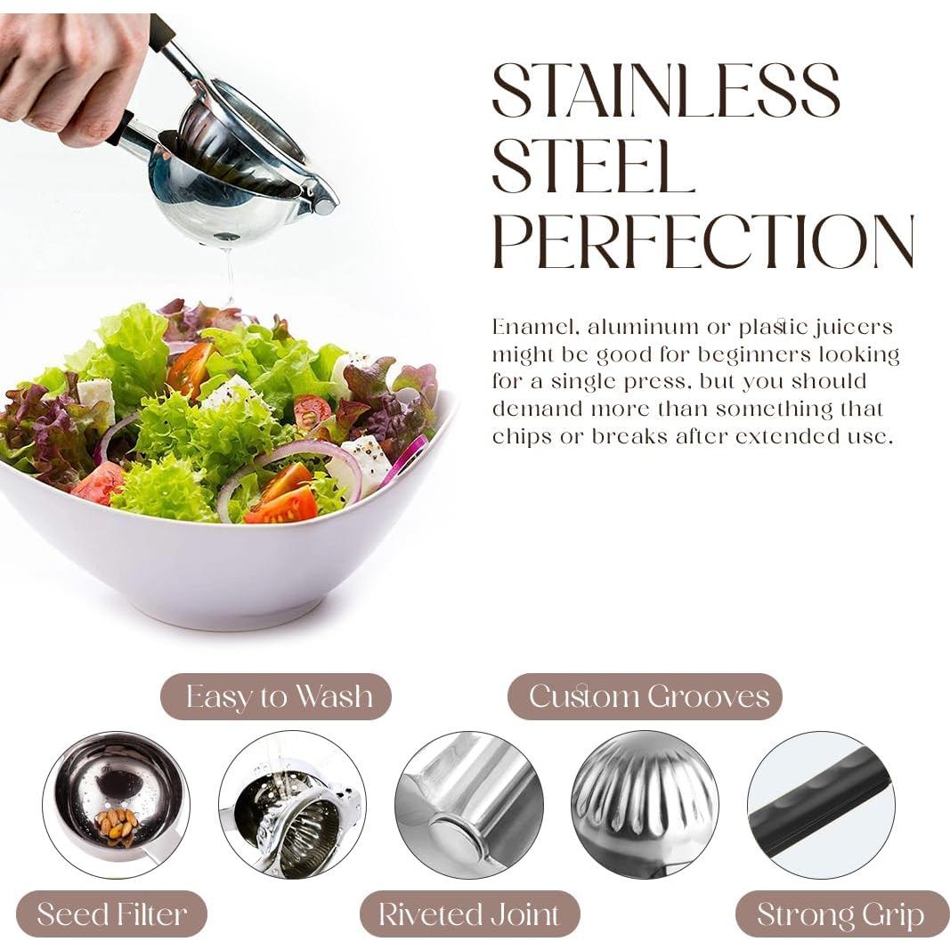 Exprimidor Manual Bellemain de Acero Inoxidable 0.5L