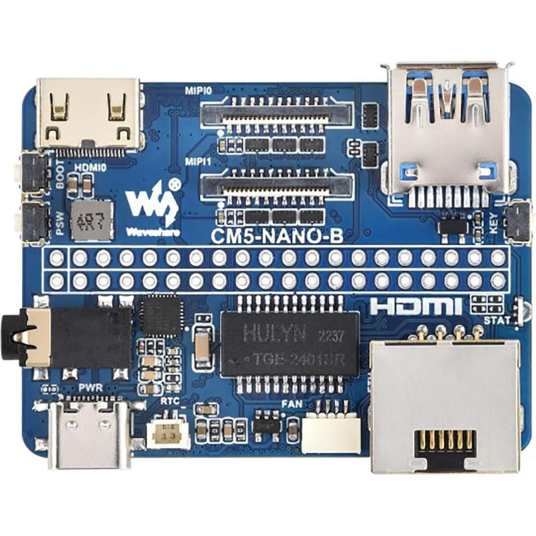 Placa Base Nano (B) iiunius para Raspberry Pi CM5 - Compacta y Versátil