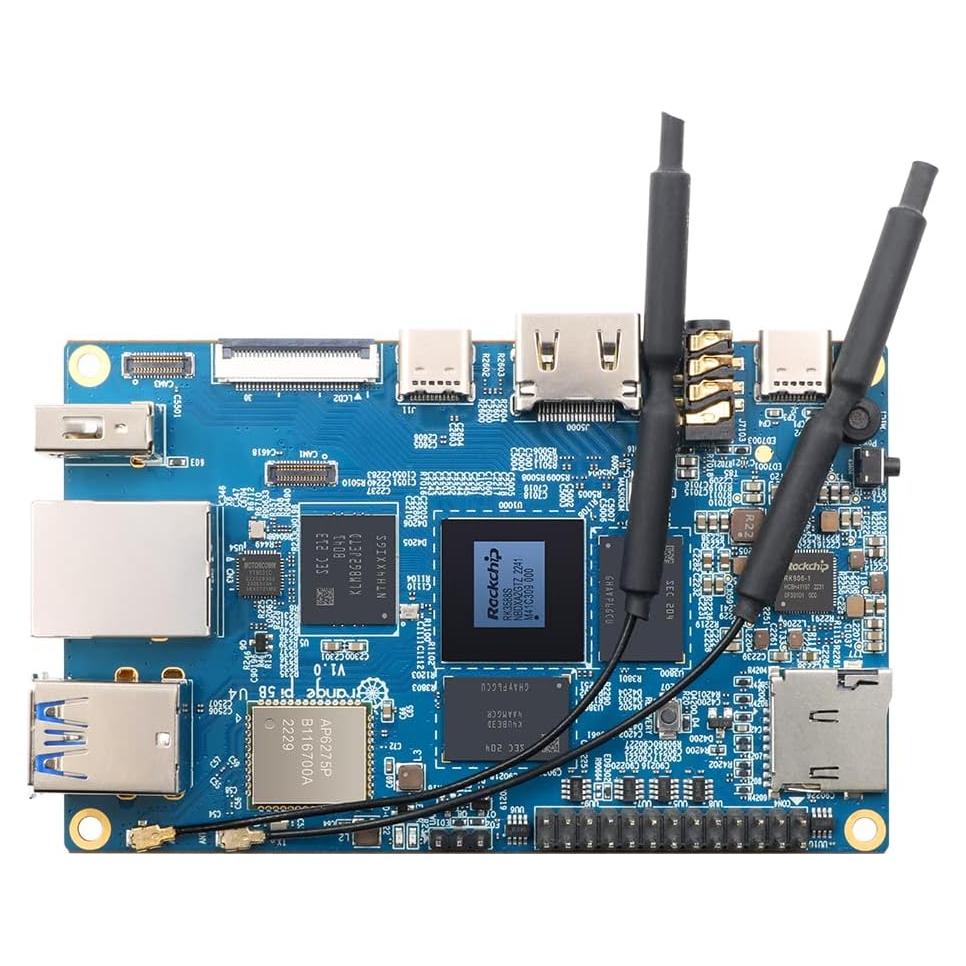 Computadora de Placa Única Orange Pi 5B 8GB 64GB eMMC