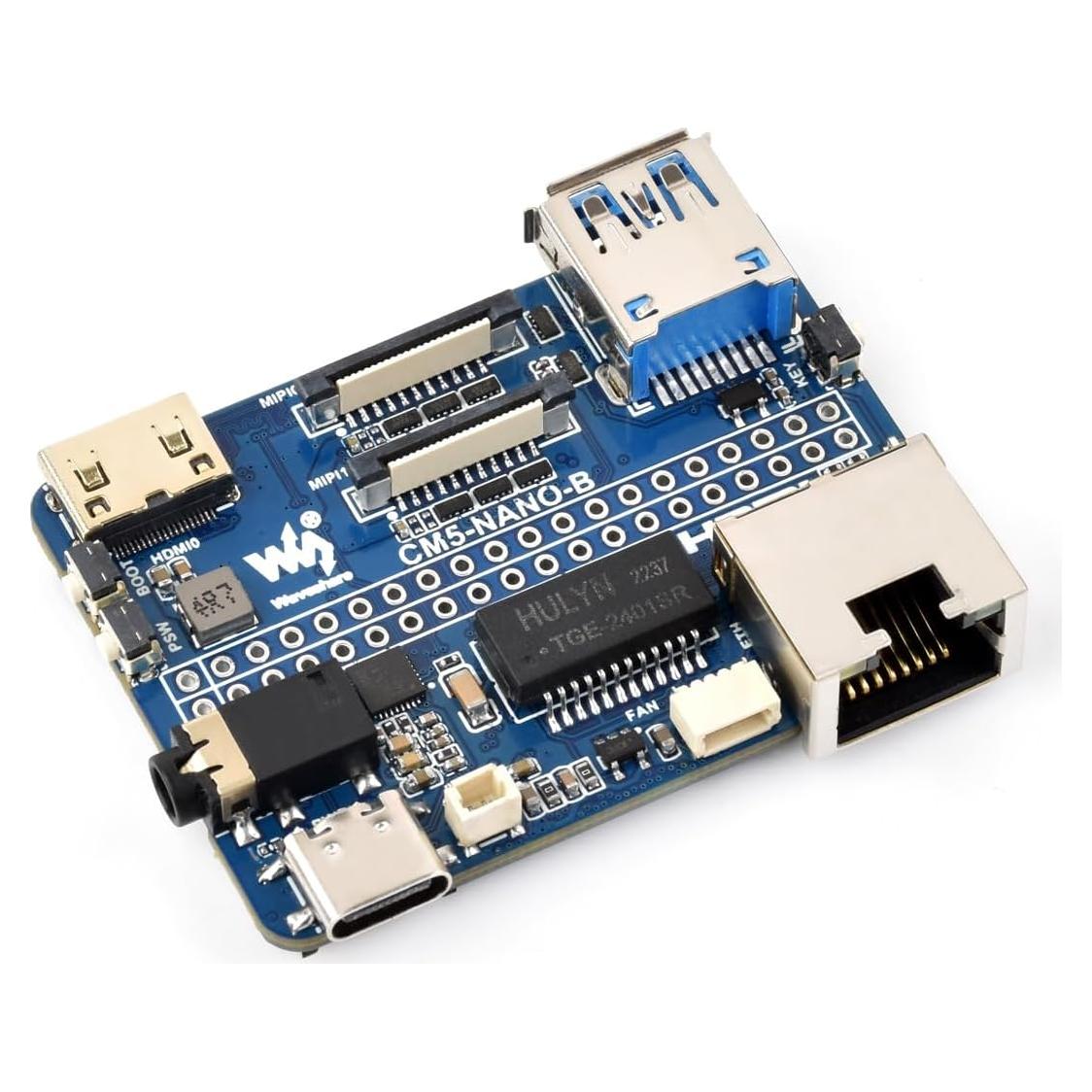 Placa Base Waveshare CM5-NANO-B para Raspberry Pi Compute Module 5