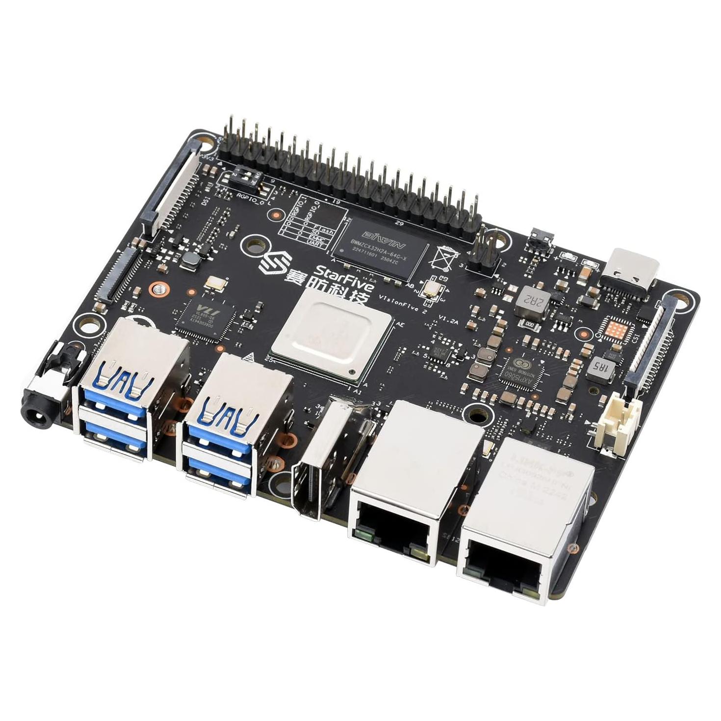 Computadora de Placa Única Waveshare VisionFive2 4GB RISC-V