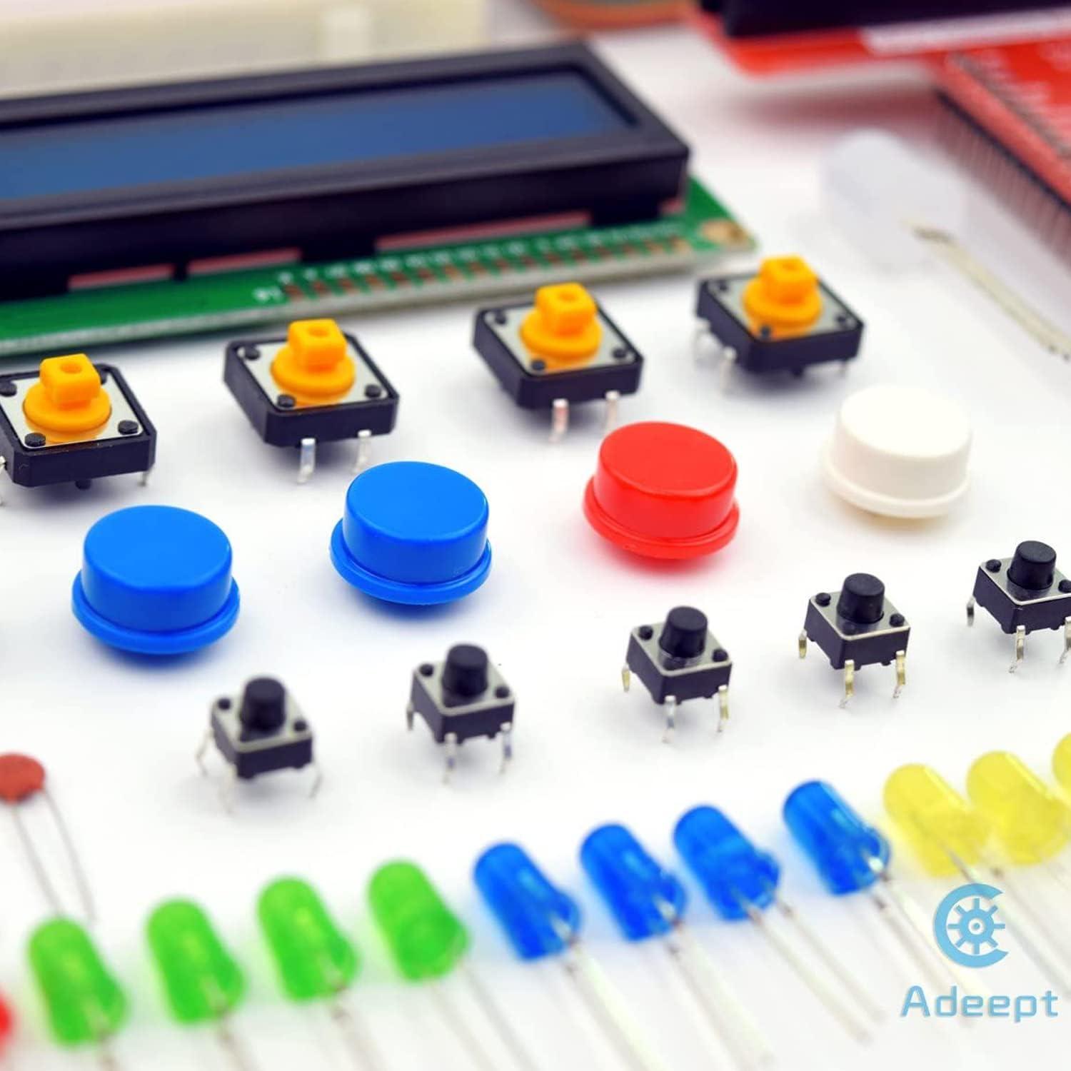 Kit de Inicio Adeept para Raspberry Pi 4/3/2 con LCD1602 y Manual