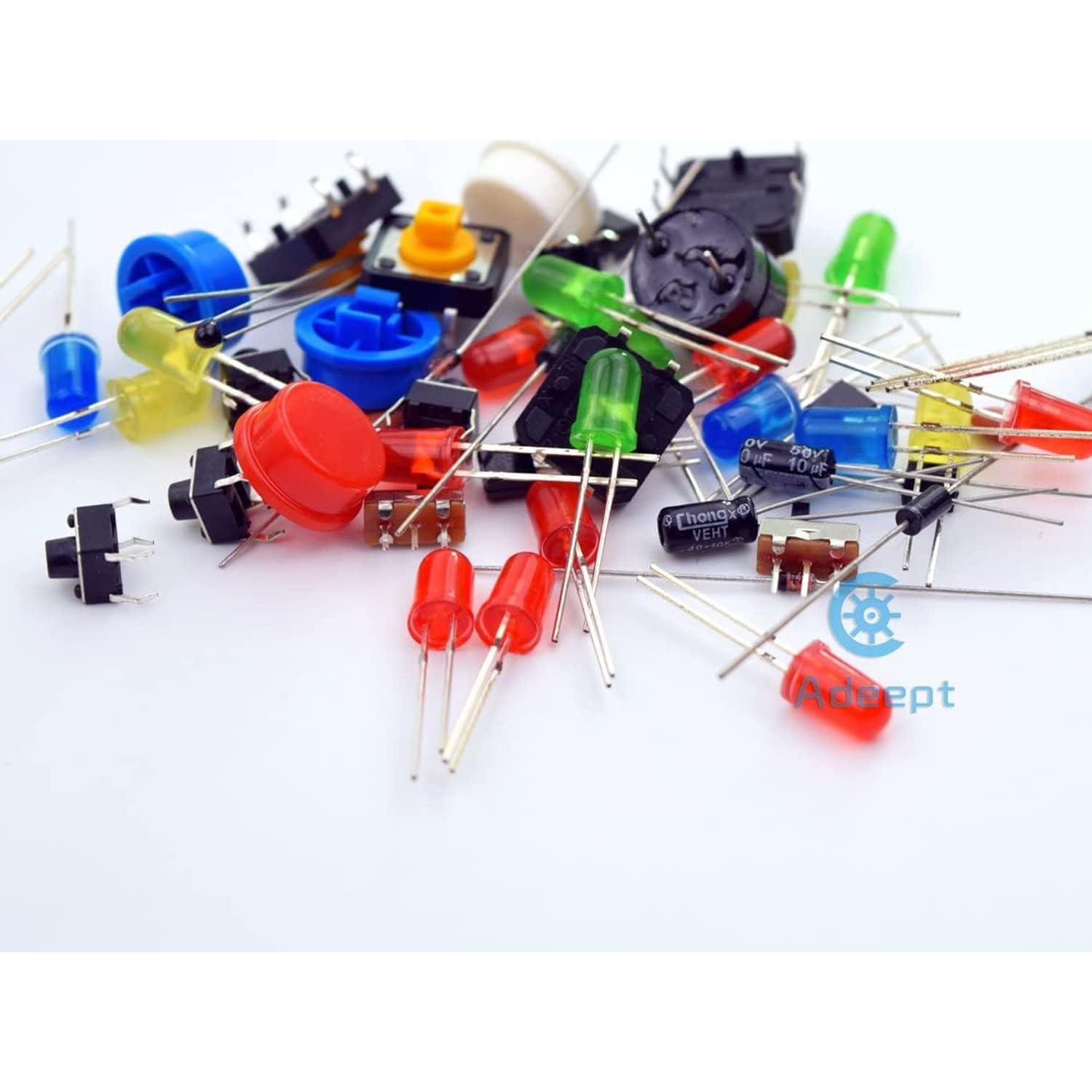 Kit de Inicio Adeept para Raspberry Pi 4/3/2 con LCD1602 y Manual