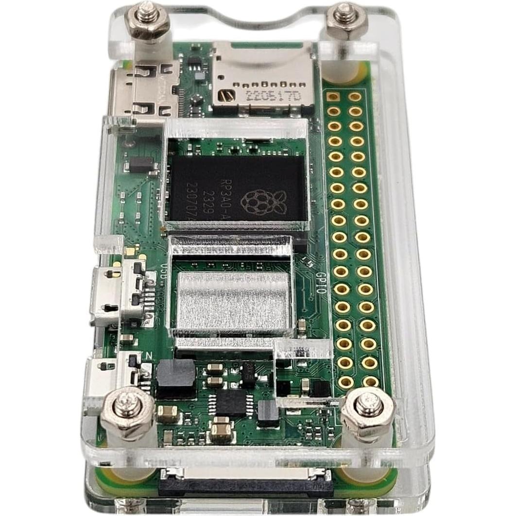 Kit Estuche Acrílico Raspberry Pi Zero/2W + Adaptador